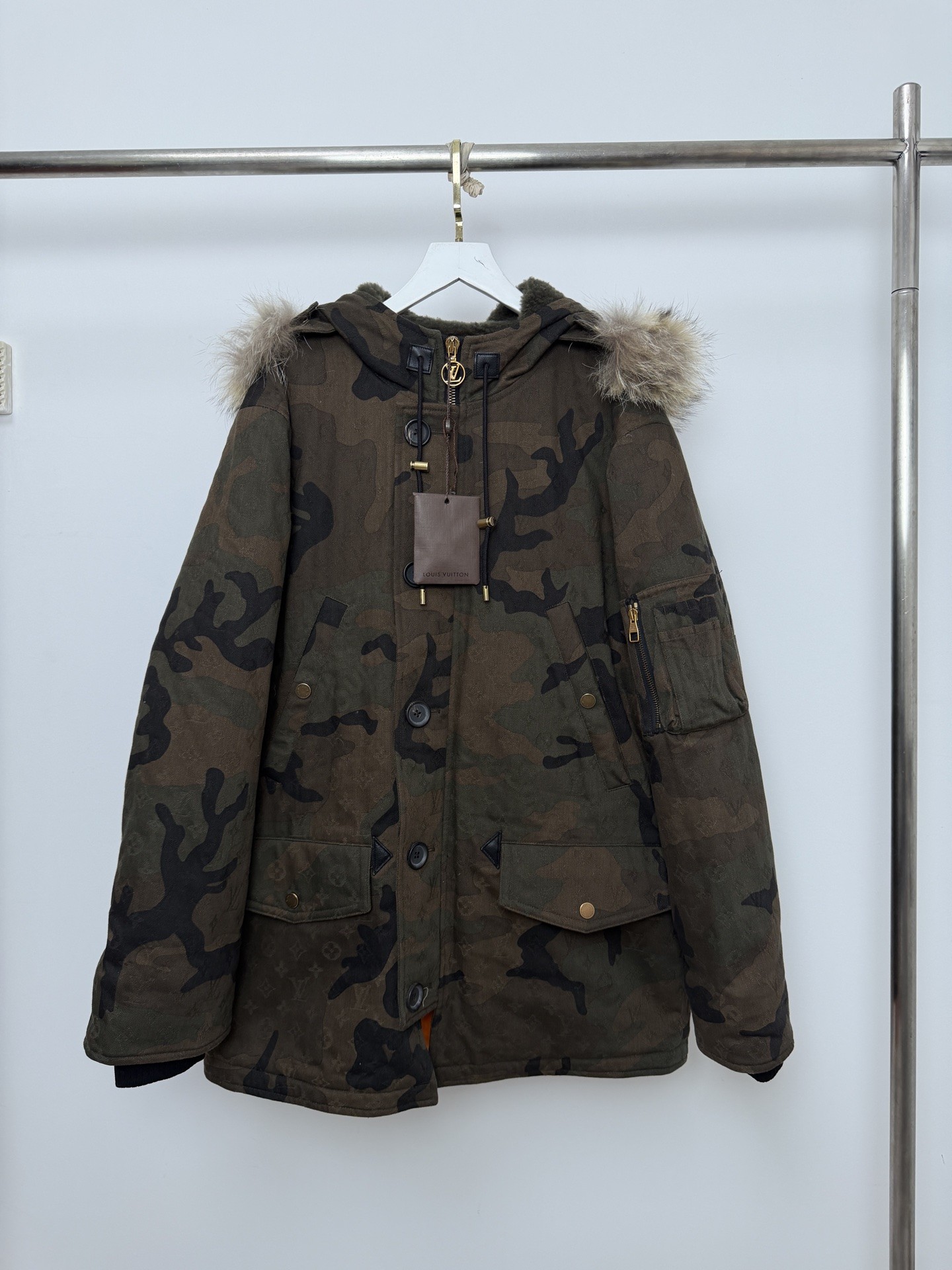 Louis Vuitton 2023 Camo Winter Parka