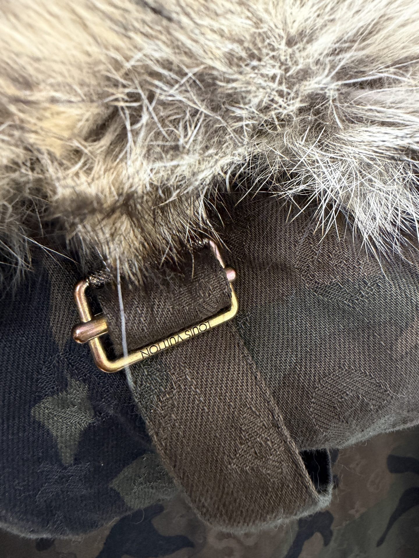 Louis Vuitton 2023 Camo Winter Parka — detail