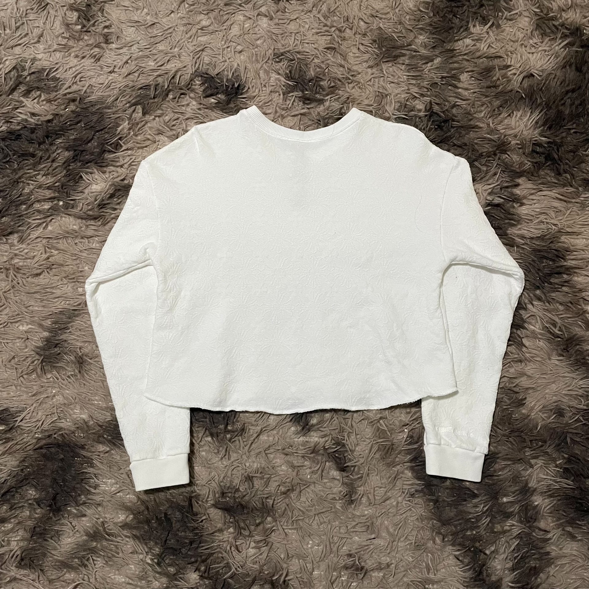 Chrome Hearts White Embroidered Sweatshirt — front