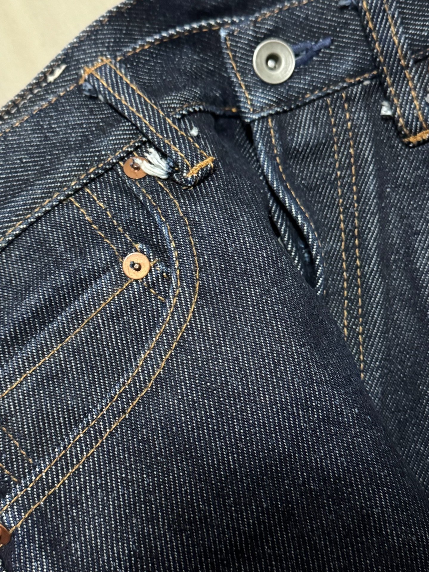 Iron Heart 461 21oz Heavyweight Jeans — back