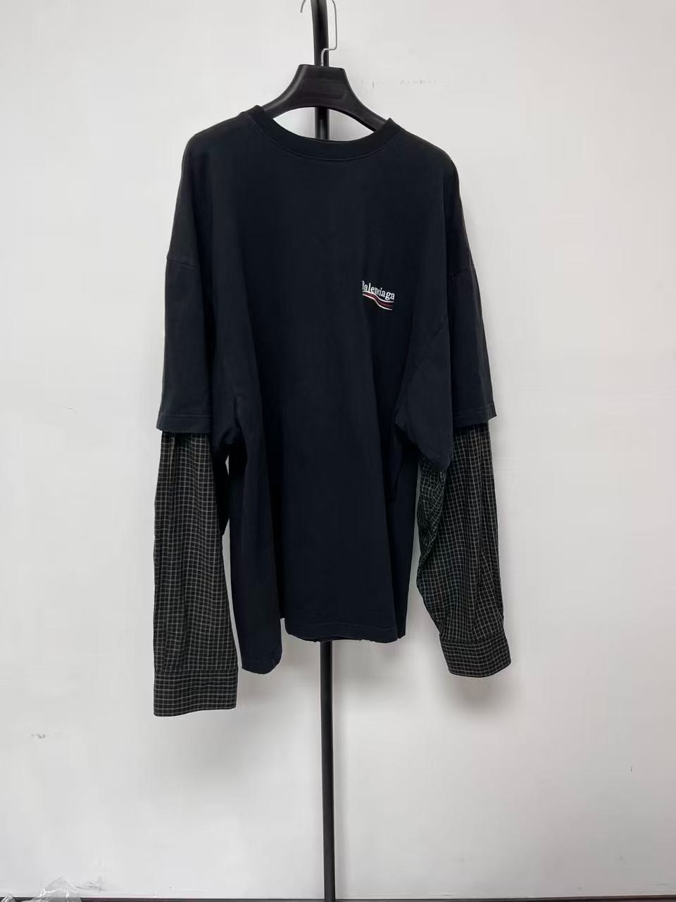 Balenciaga Fake Two-Piece Long Sleeve Tee