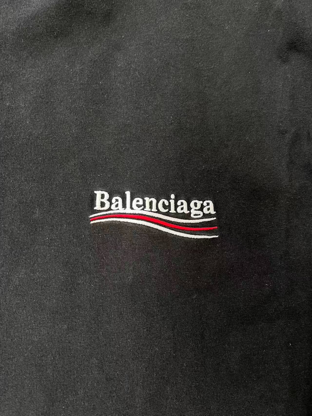 Balenciaga Fake Two-Piece Long Sleeve Tee — detail