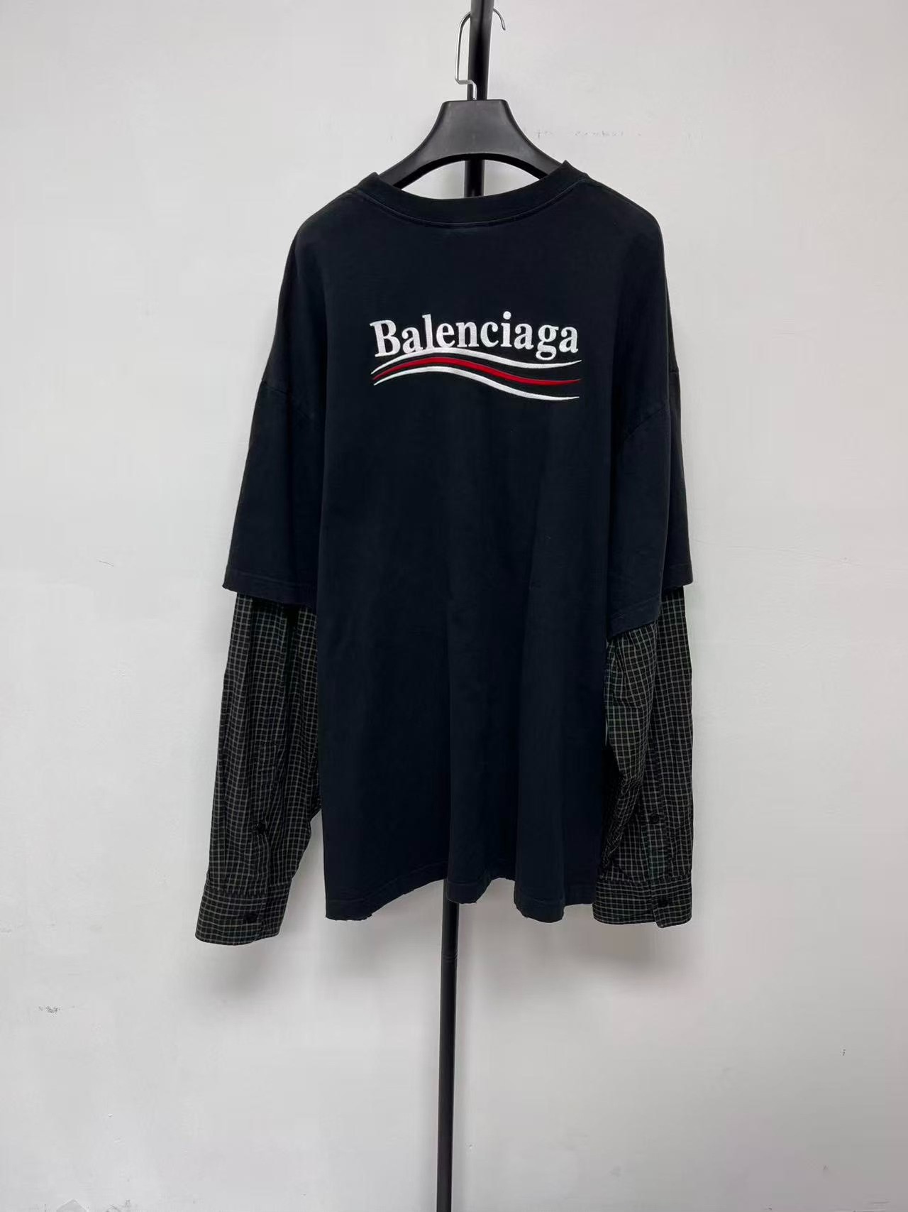 Balenciaga Fake Two-Piece Long Sleeve Tee — front