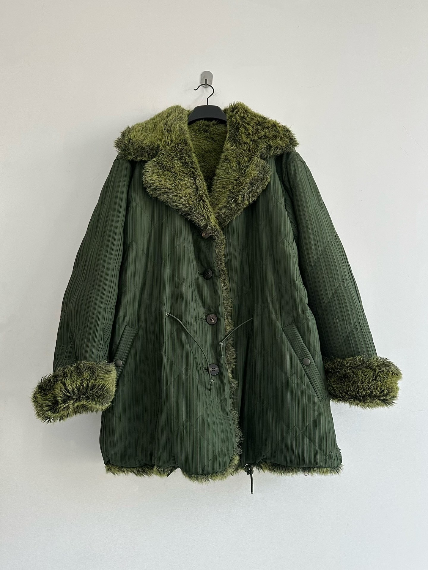 Issey Miyake 1998 Main Line Fur Coat