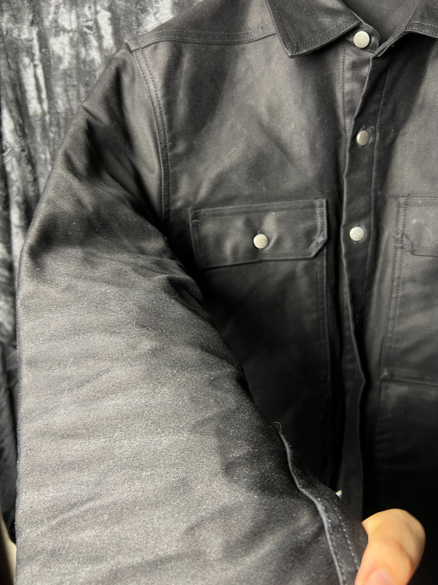 Rick Owens 25FW NDKEM Button-Up Shirt — label