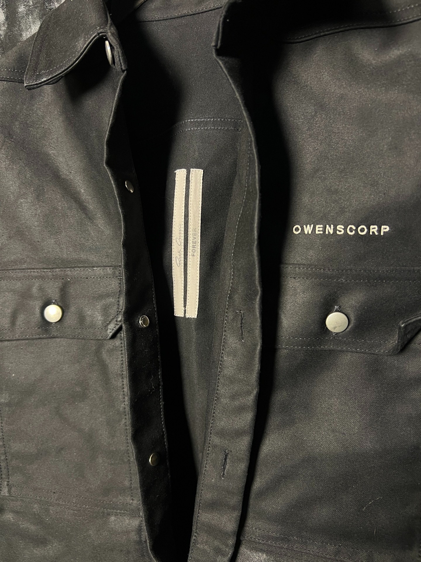 Rick Owens 25FW NDKEM Button-Up Shirt — back
