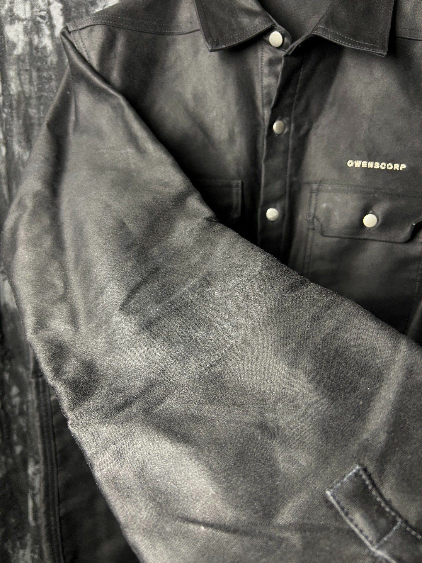 Rick Owens 25FW NDKEM Button-Up Shirt — detail