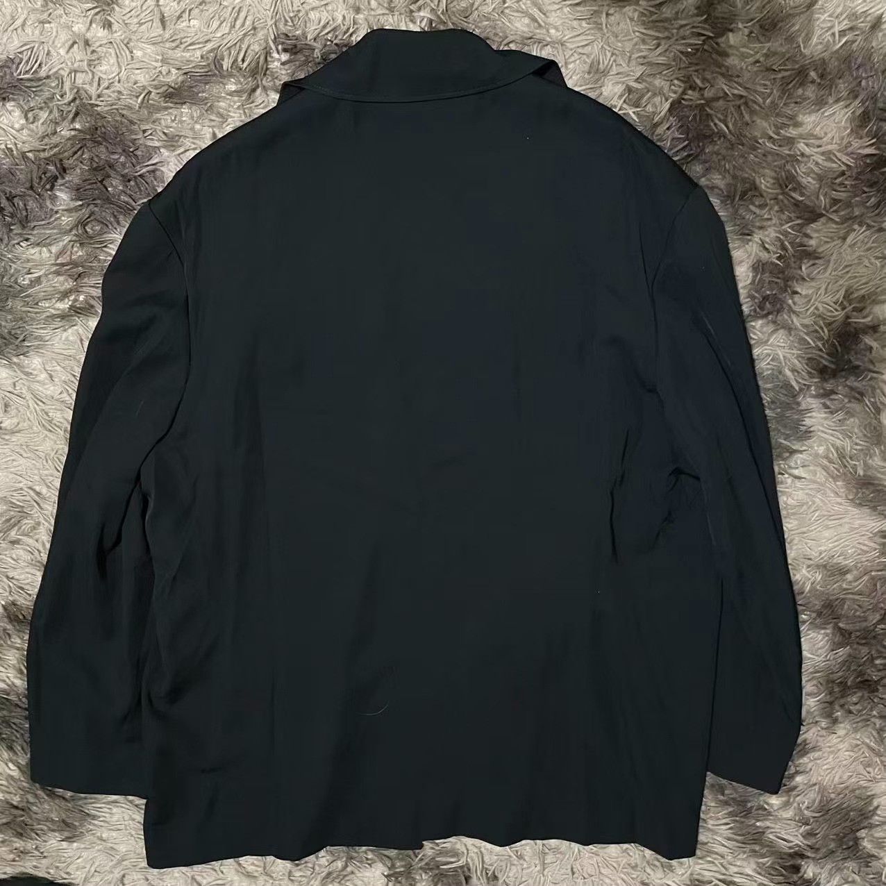 Balenciaga Black Multi-Pocket Workwear Jacket — front