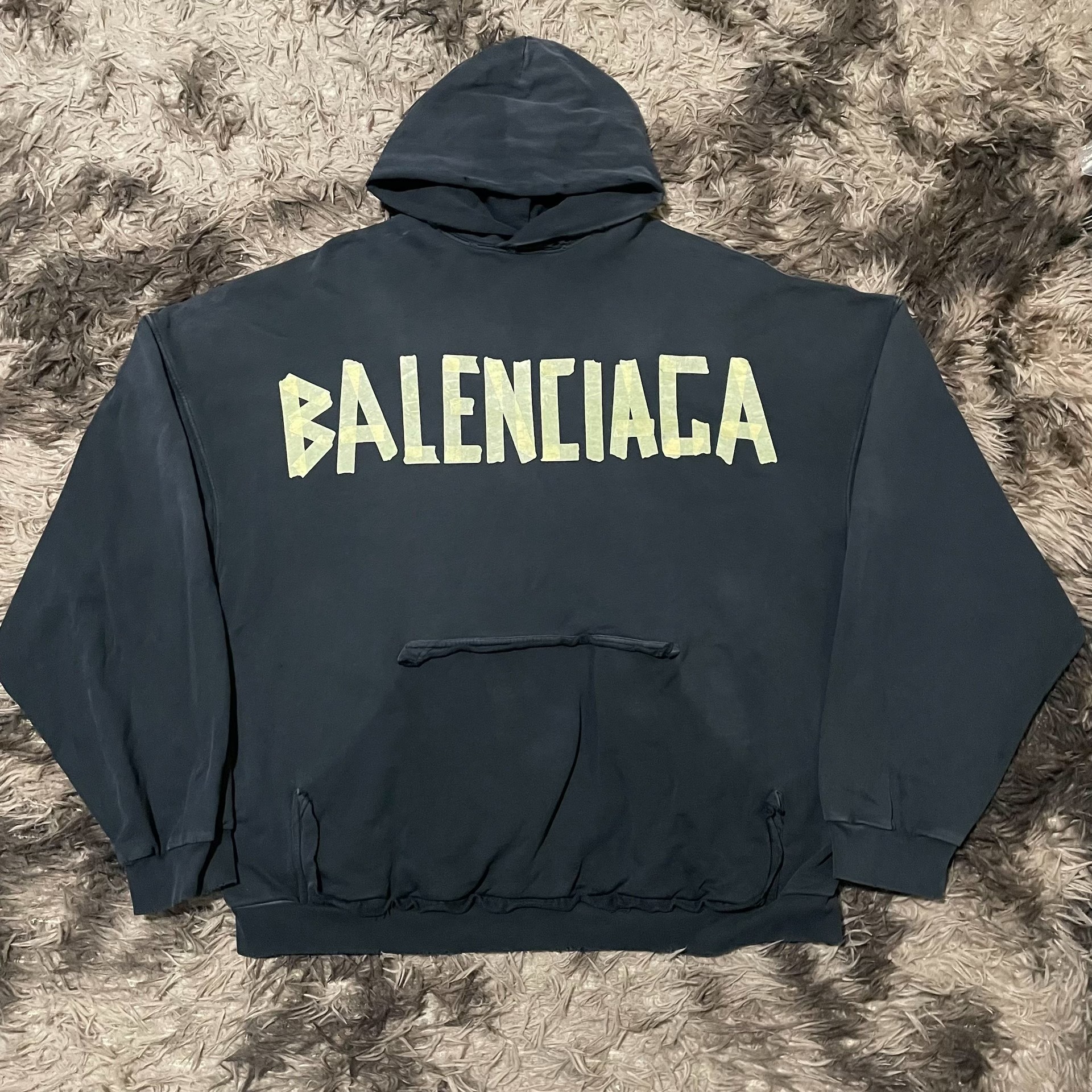 Balenciaga SS23 Oversized Tape Hoodie