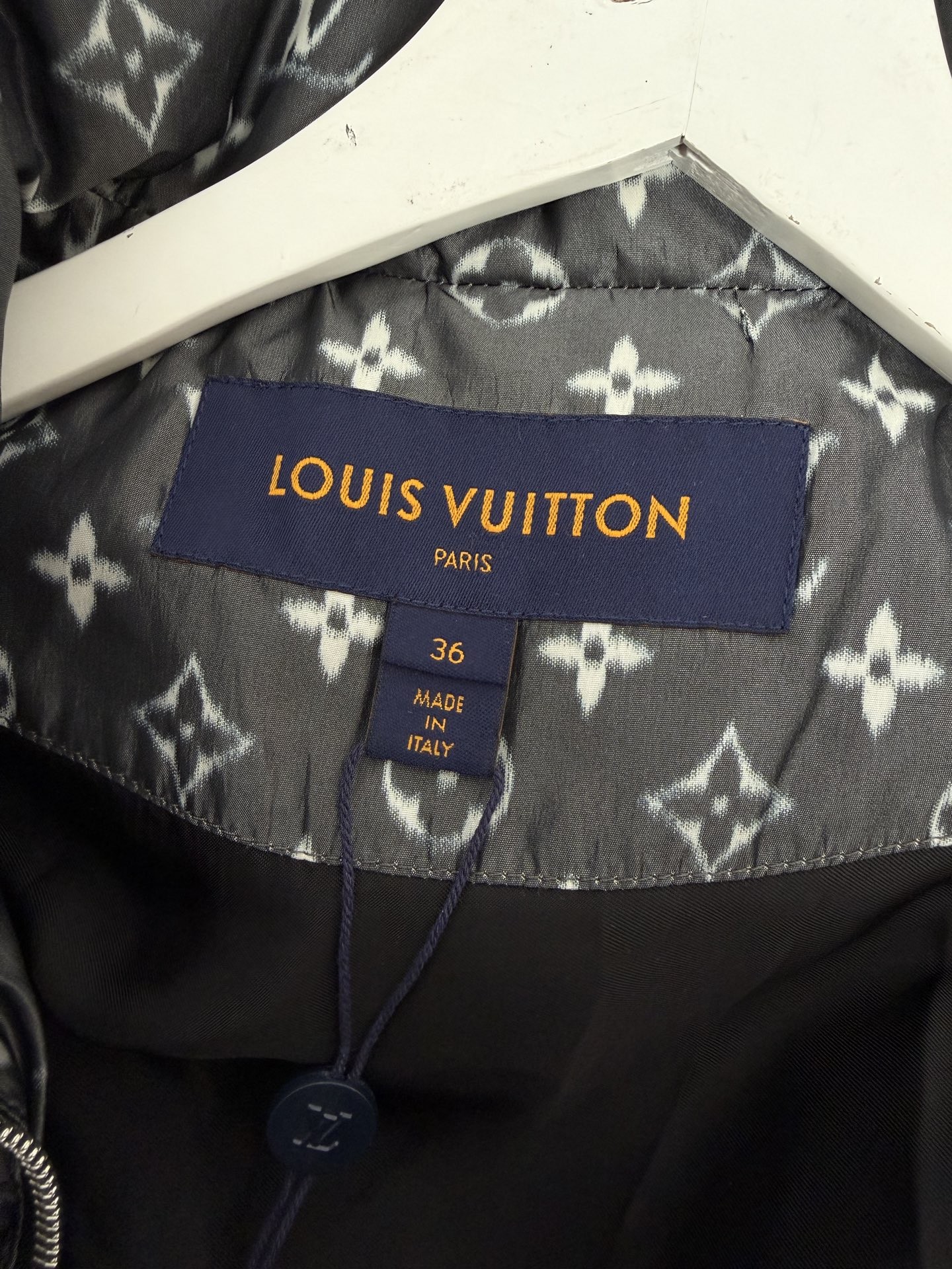 Louis Vuitton Monogram Down Puffer Jacket — detail