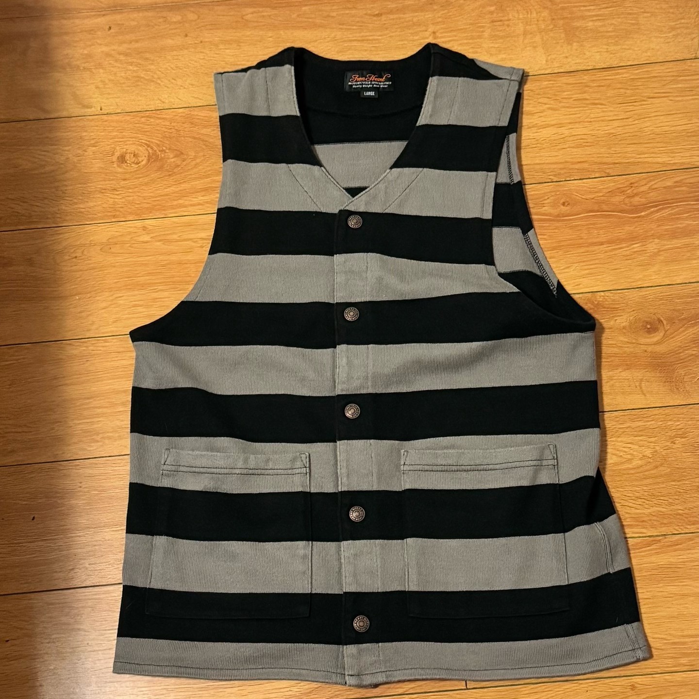 Iron Heart 11oz Cotton Retro Vest