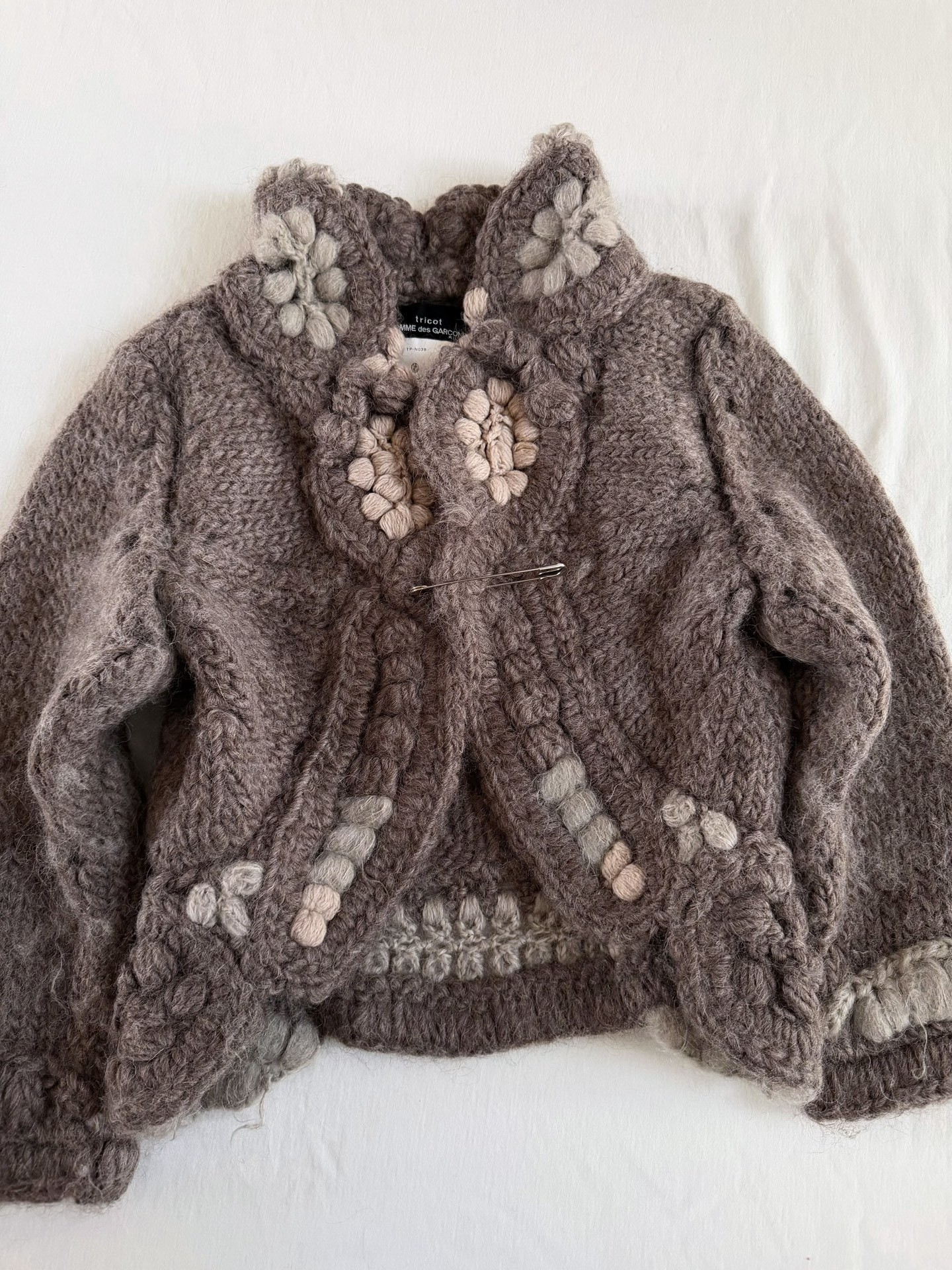 Comme des Garcons Tricot Crocheted Cardigan — front