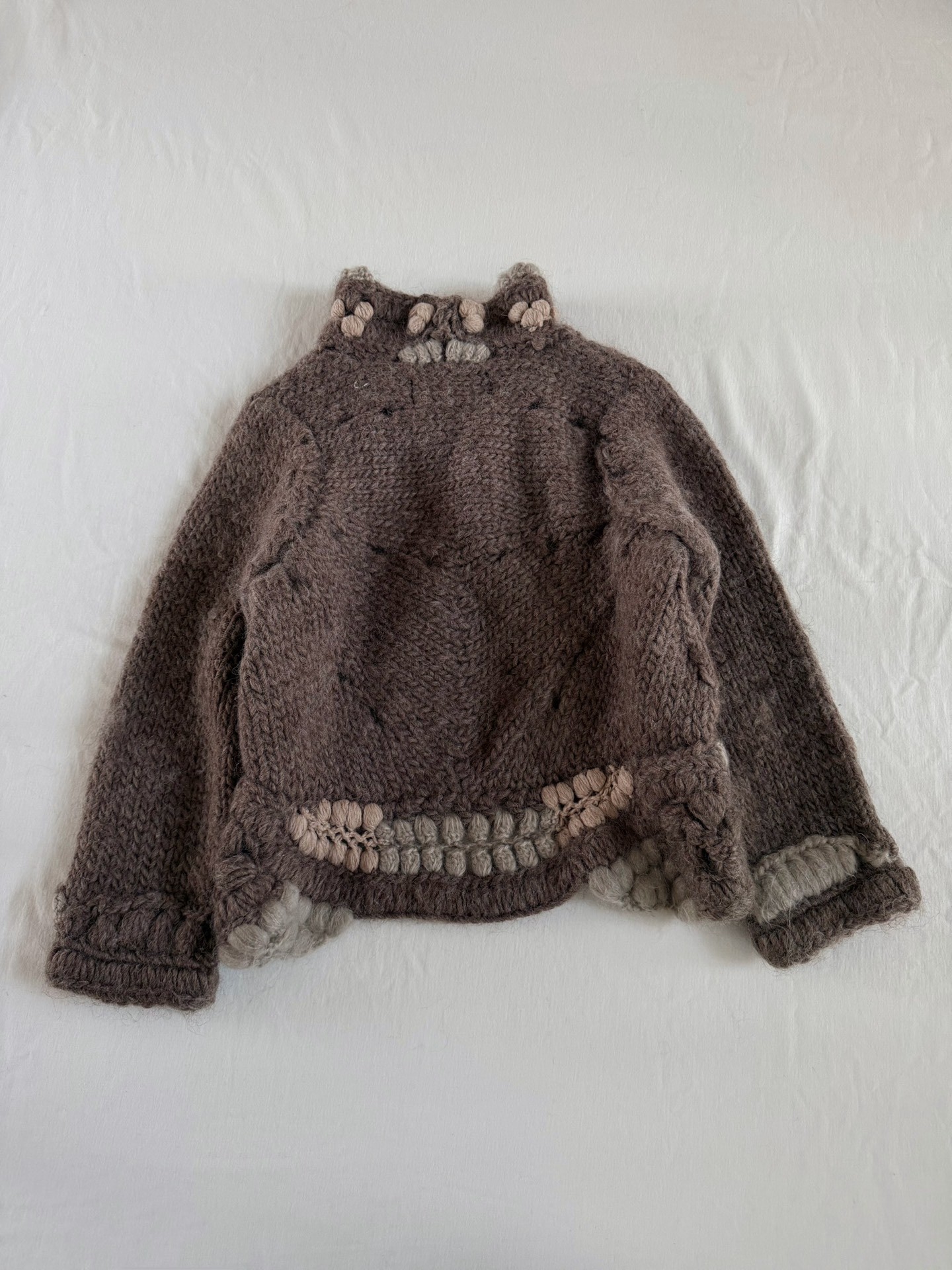 Comme des Garcons Tricot Crocheted Cardigan — detail