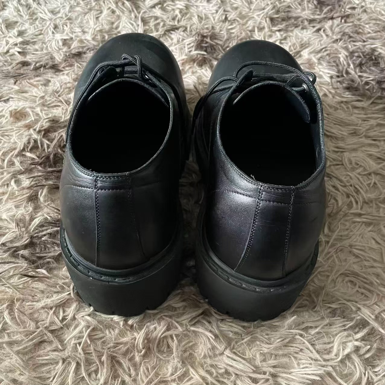 Balenciaga 25SS Stomper Double B Derby Shoes — detail