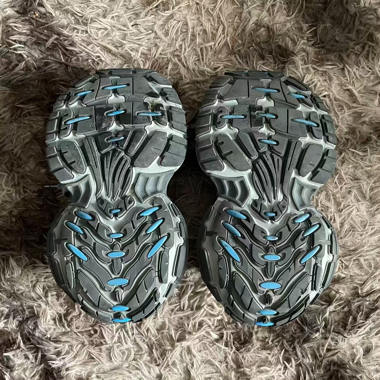 Balenciaga 10XL Black Green Dad Sneakers — back