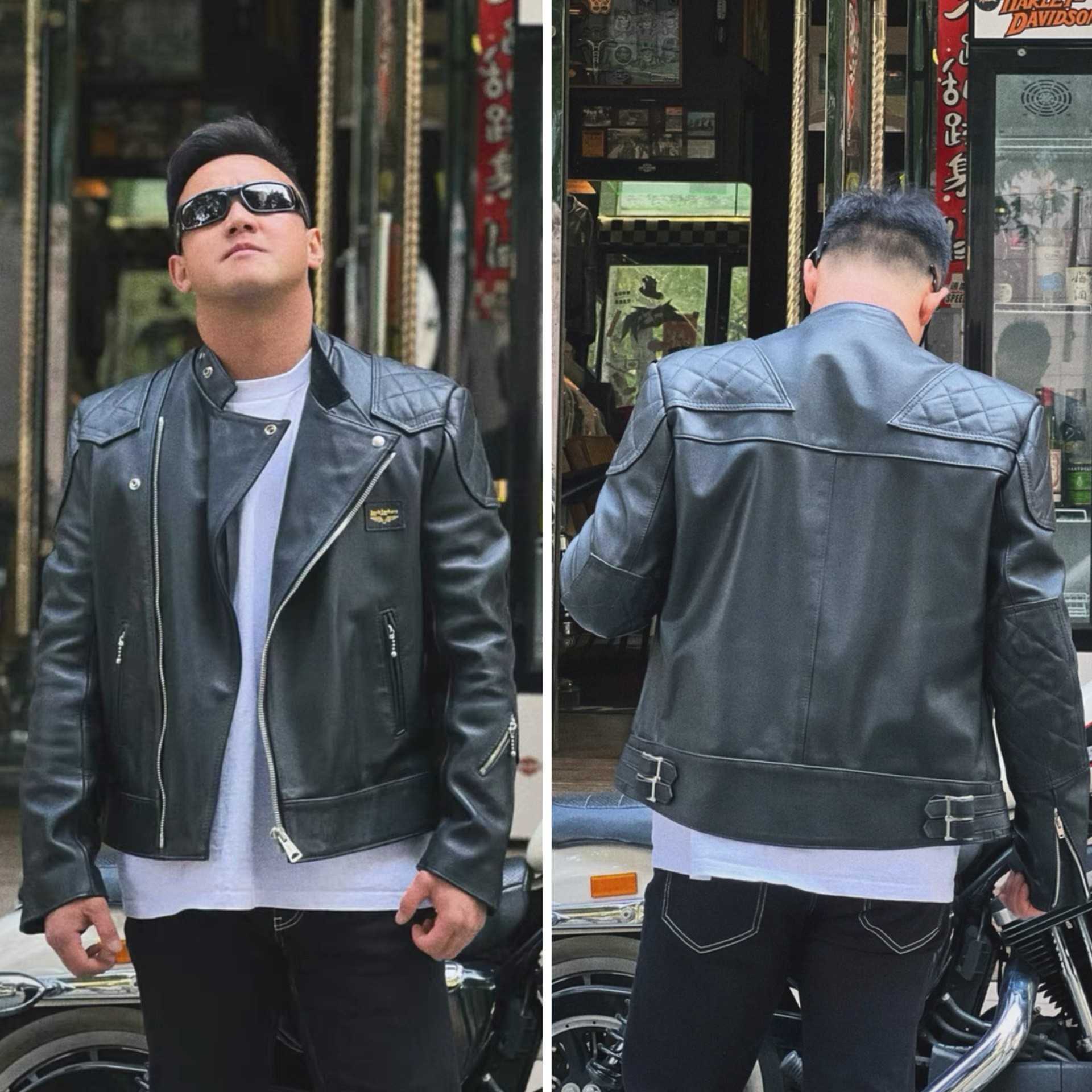 Lewis Leathers 445 Super Monza Jacket — detail