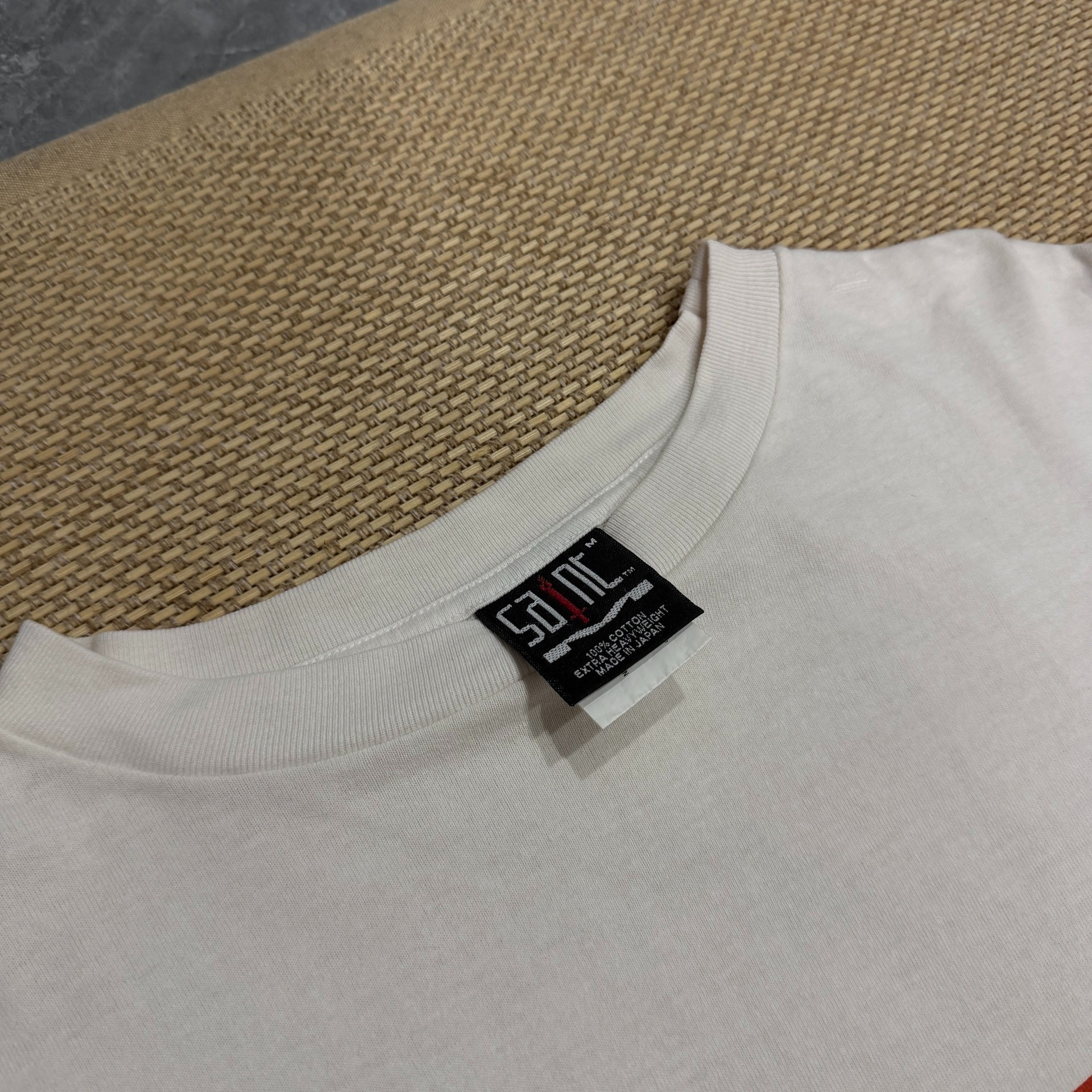 Saint Michael Mary Graphic Short Sleeve T-Shirt — detail