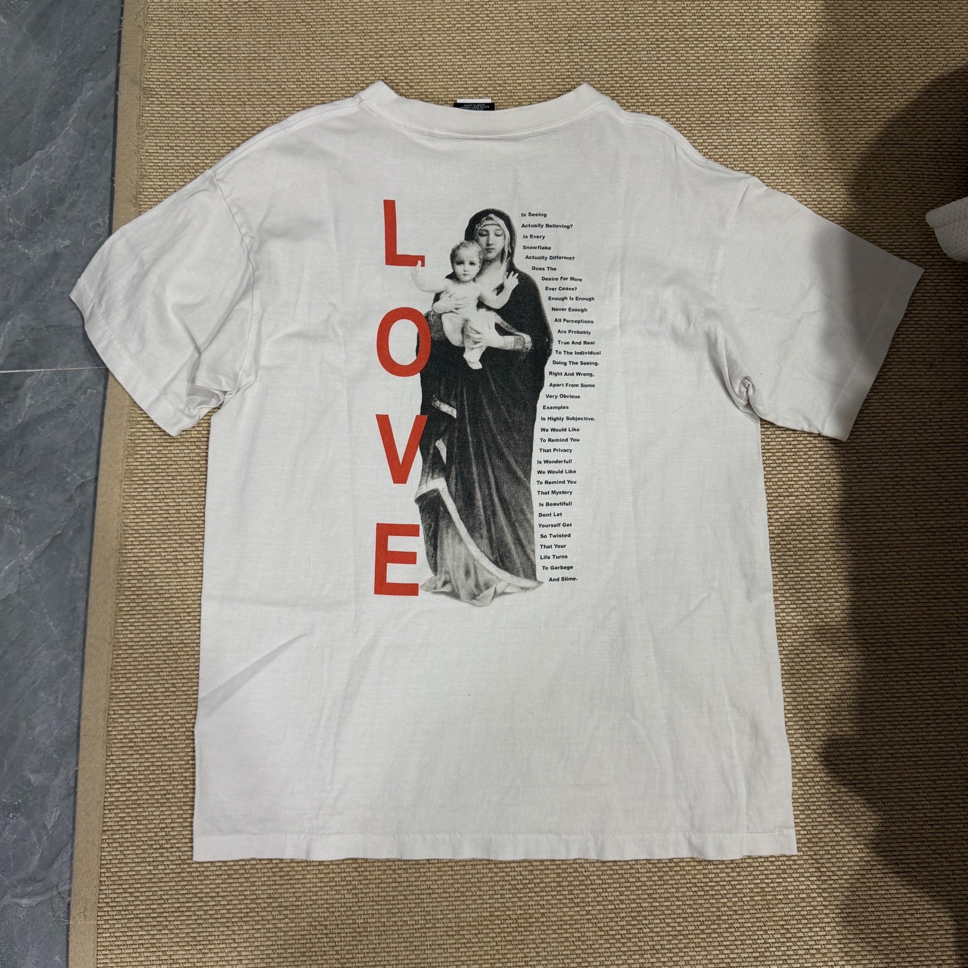 Saint Michael Mary Graphic Short Sleeve T-Shirt — front