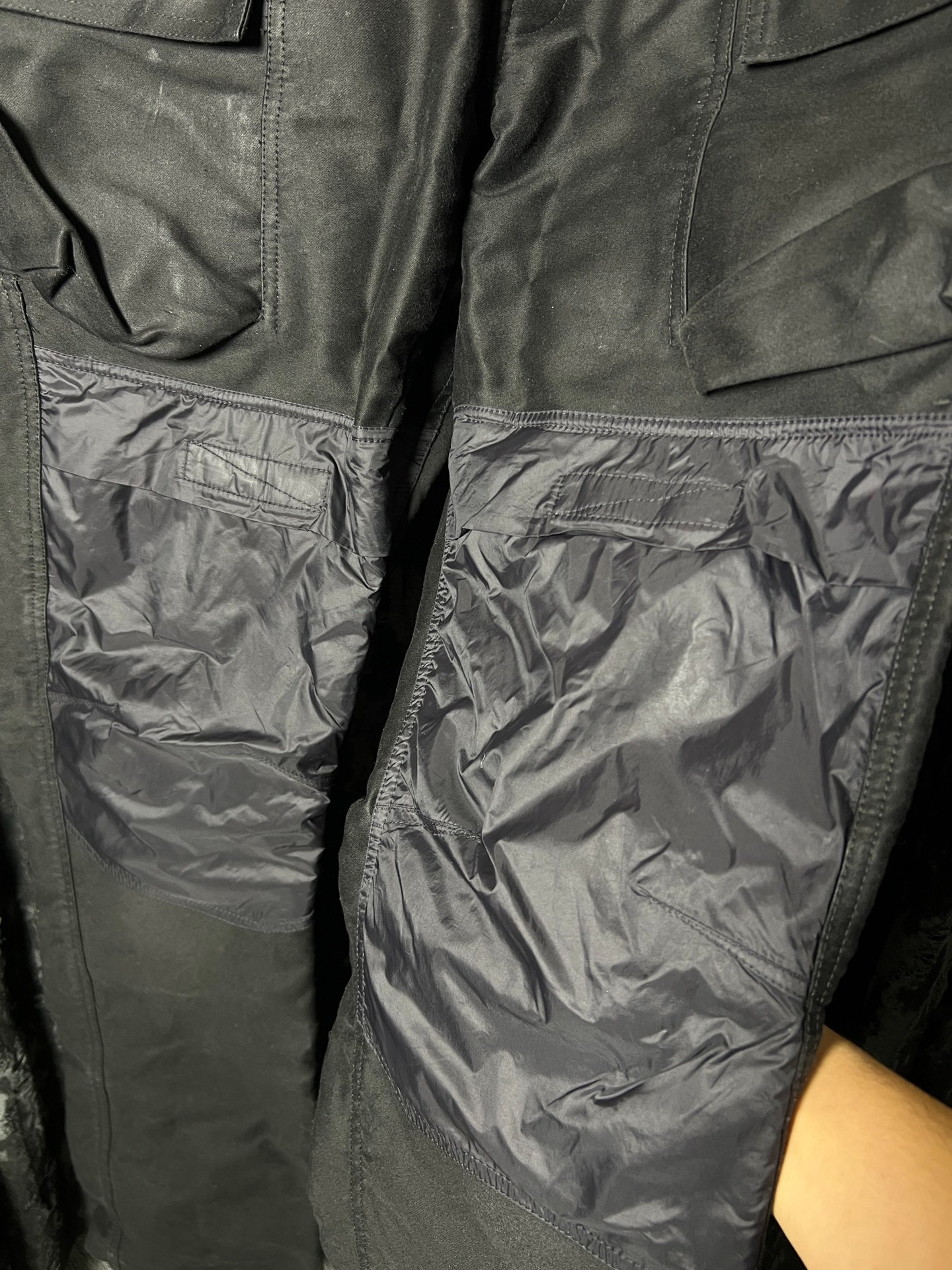 Rick Owens 25FW Stefan Cargo Pants — label