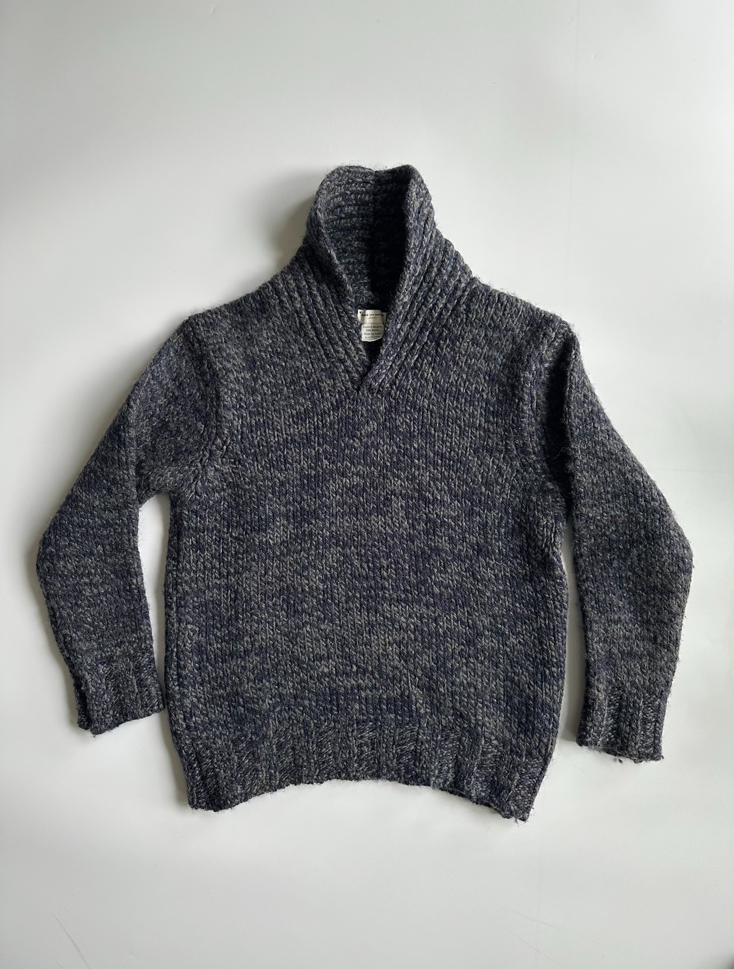 Dries Van Noten 3D Collar Wool Sweater