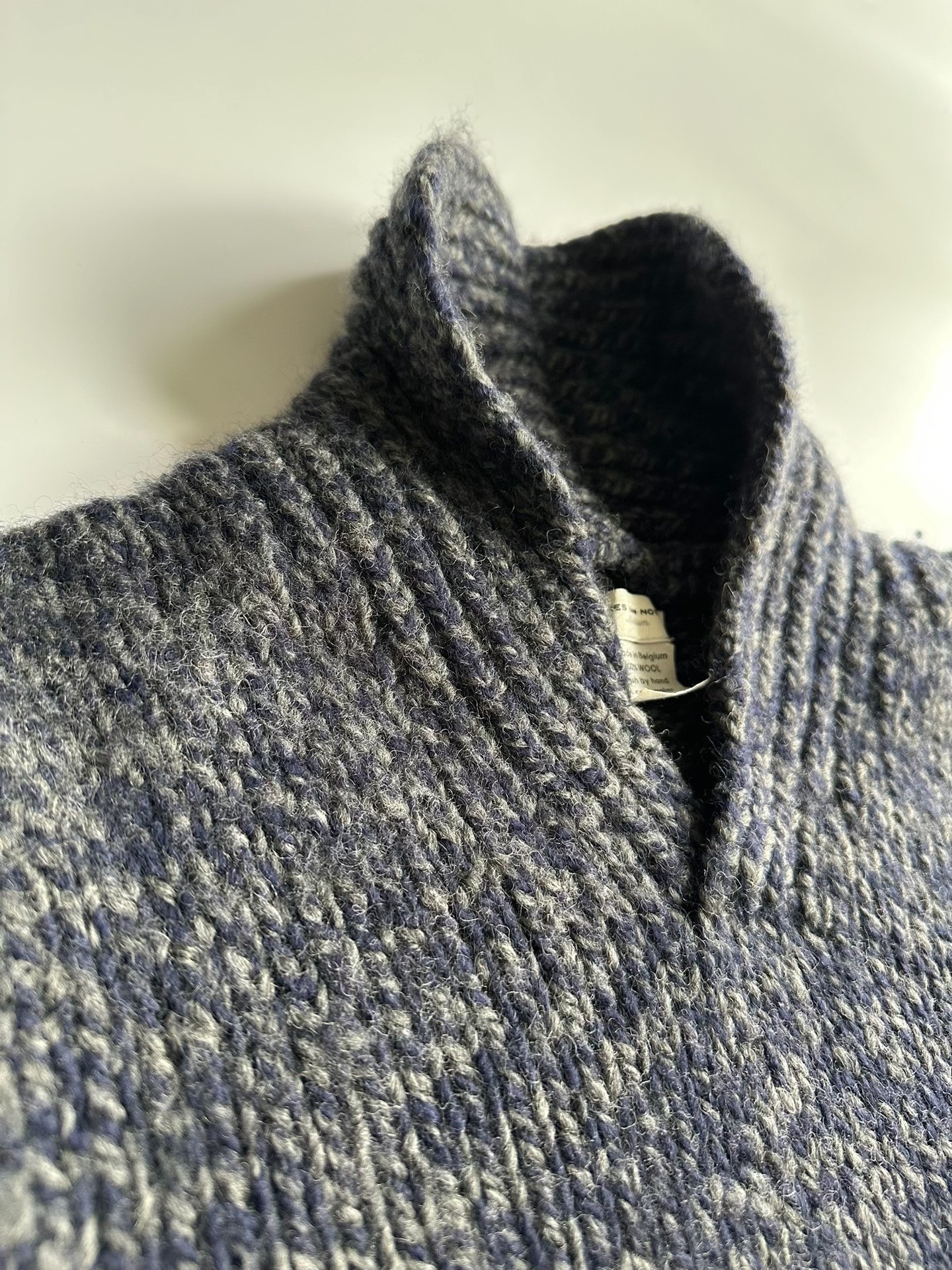 Dries Van Noten 3D Collar Wool Sweater — detail