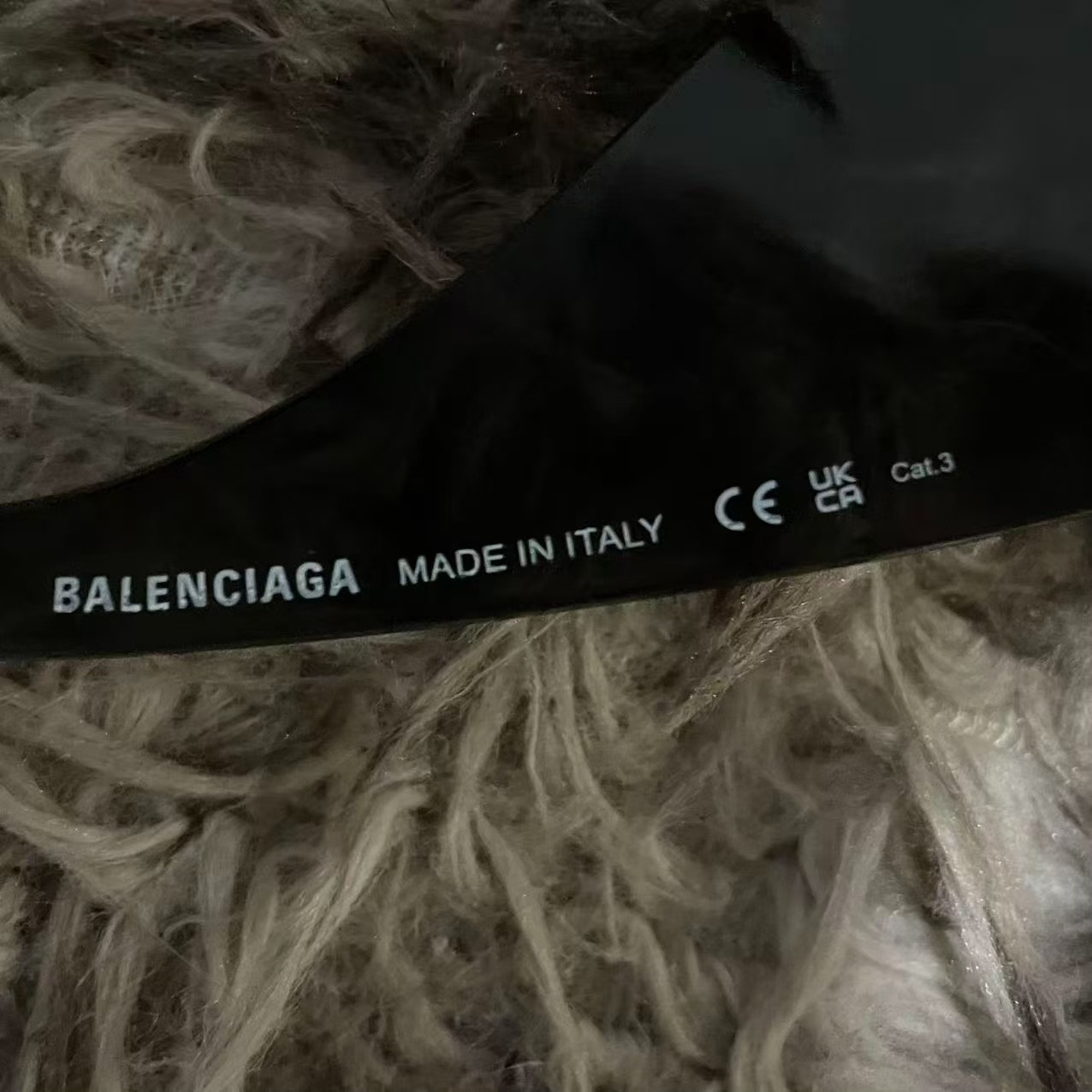 Balenciaga Full-Coverage Mask Sunglasses — detail