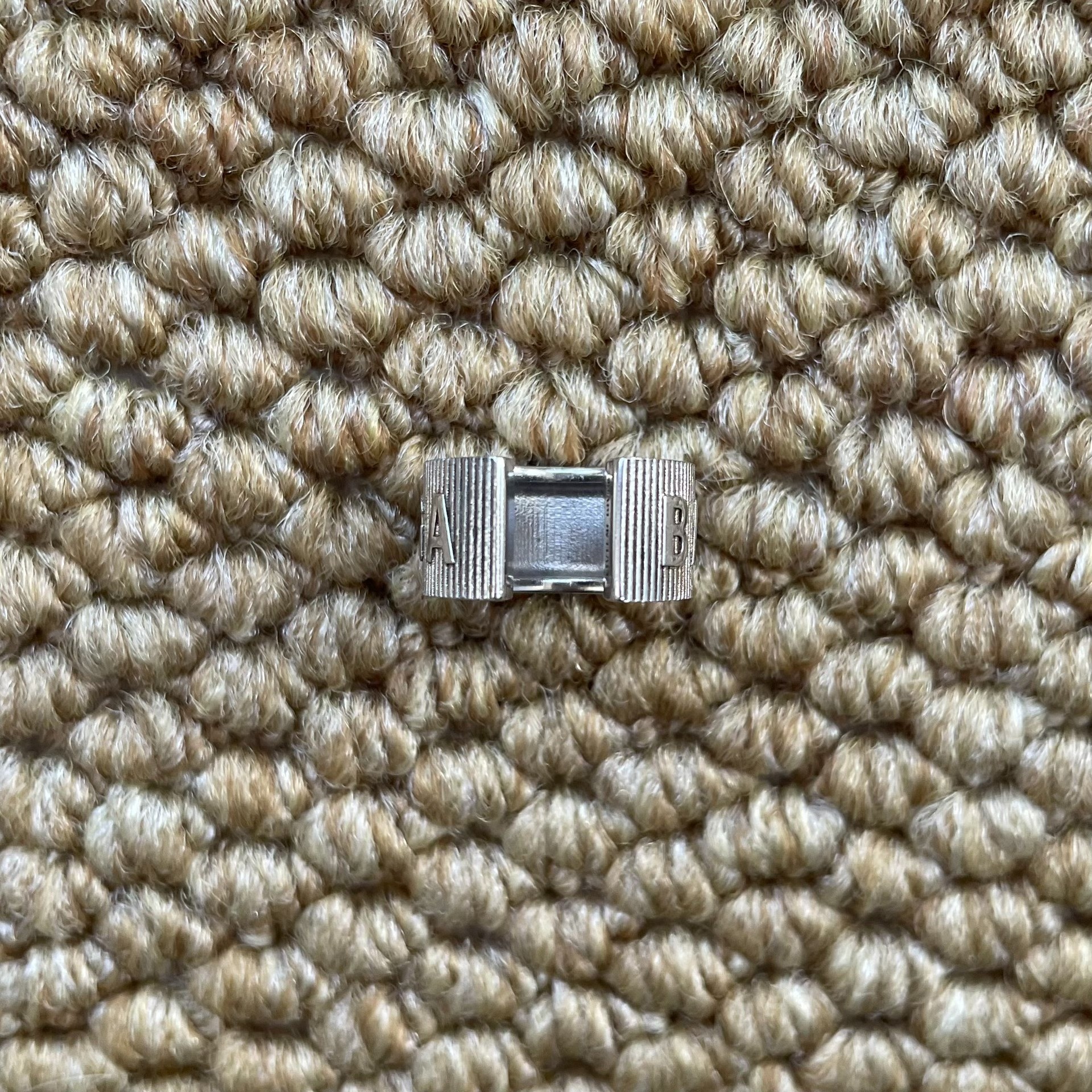 Balenciaga Logo Engraved Ear Cuff — front