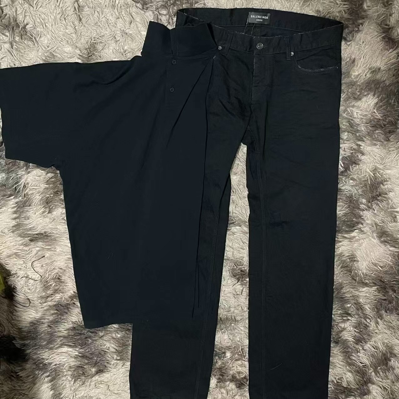 Balenciaga 25SS Black Denim Jeans