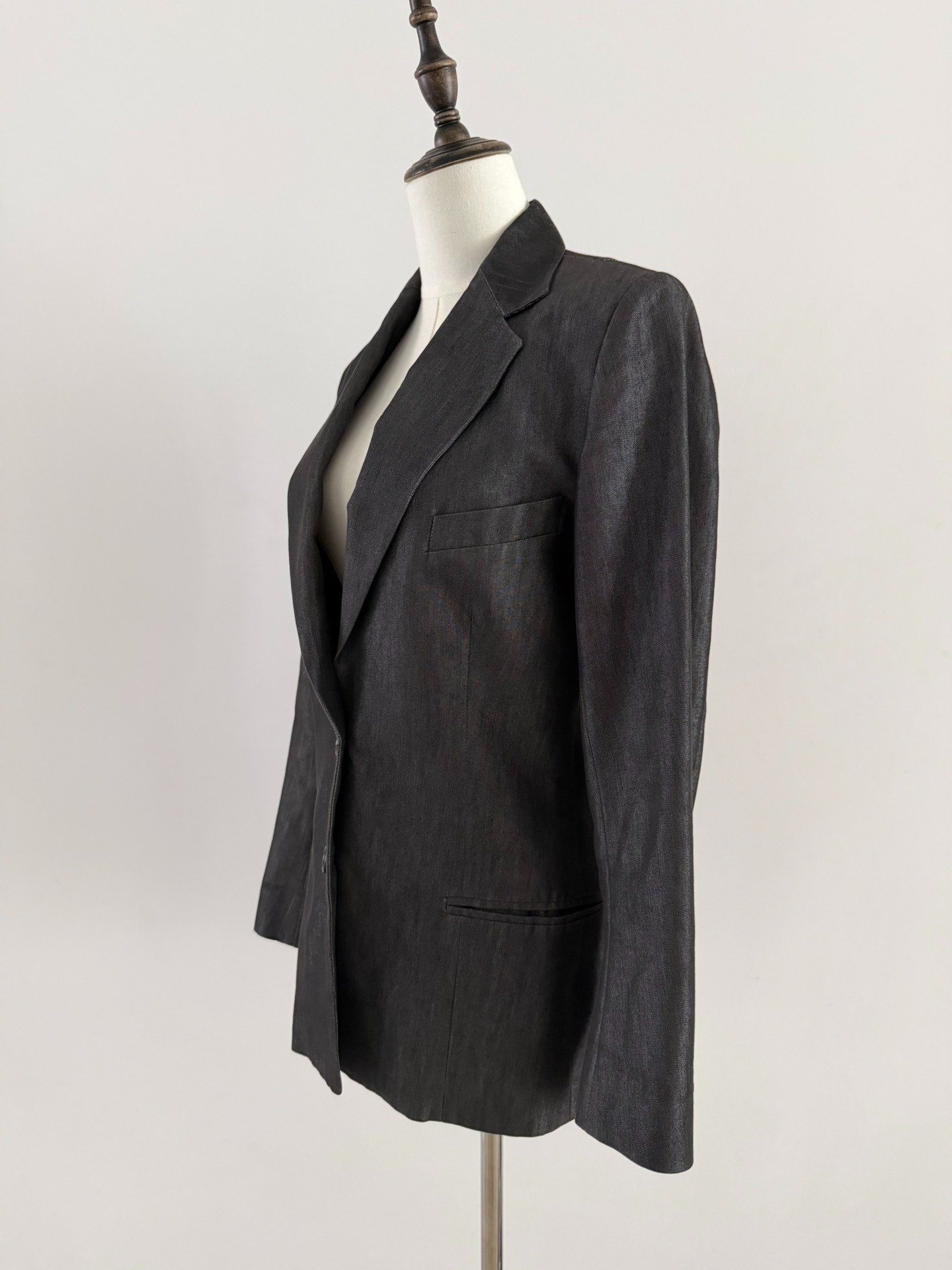 Ann Demeulemeester Metallic Blazer