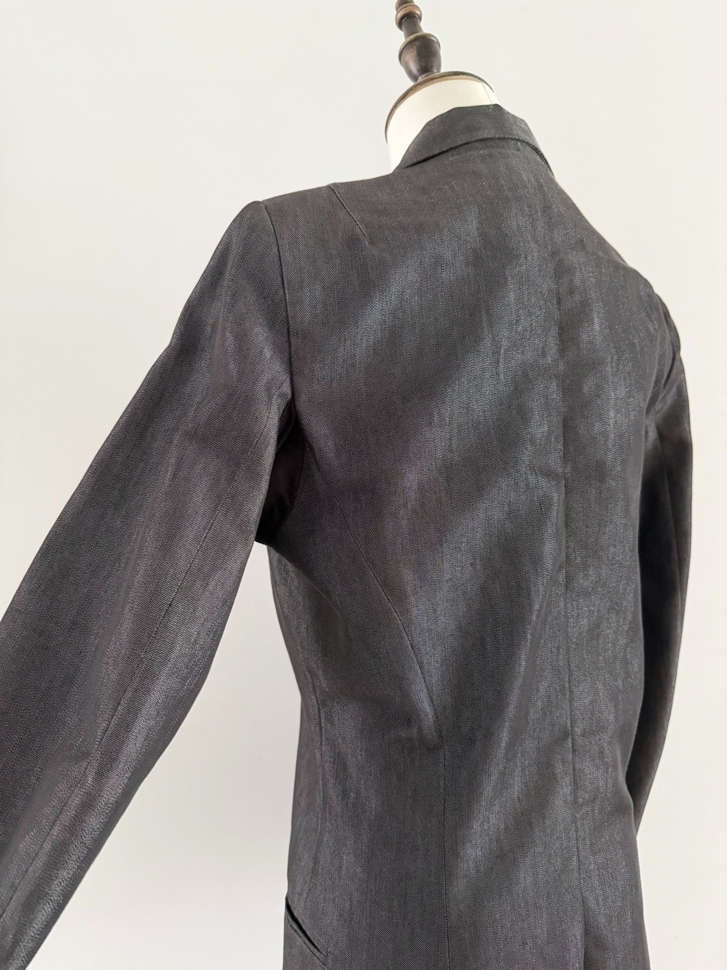 Ann Demeulemeester Metallic Blazer — back