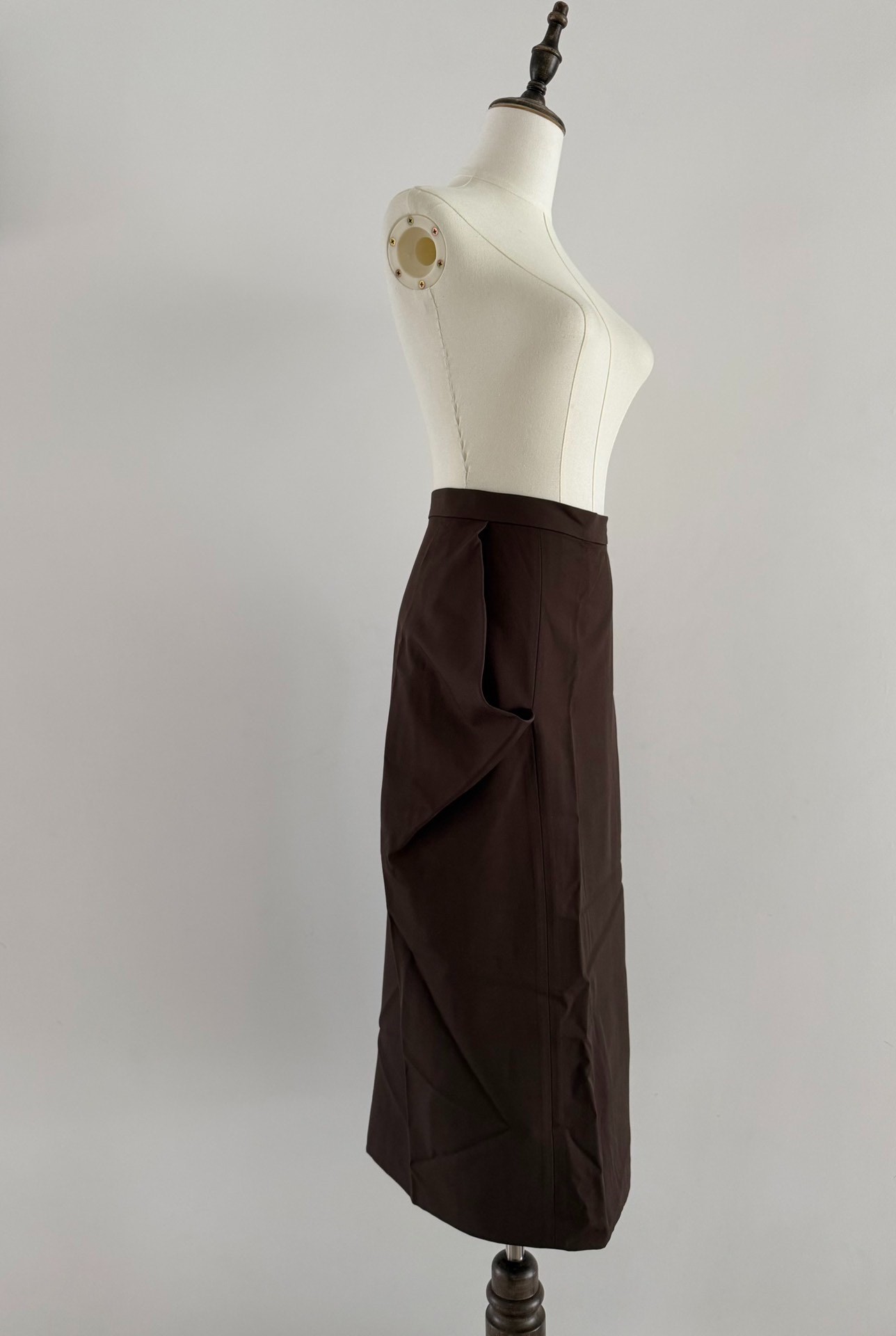 Yohji Yamamoto Early Deconstructed Long Skirt — back