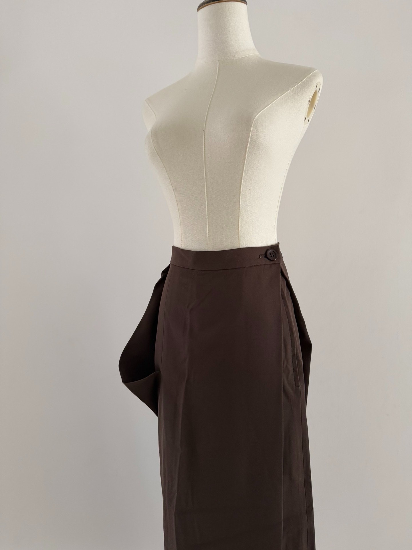 Yohji Yamamoto Early Deconstructed Long Skirt — detail