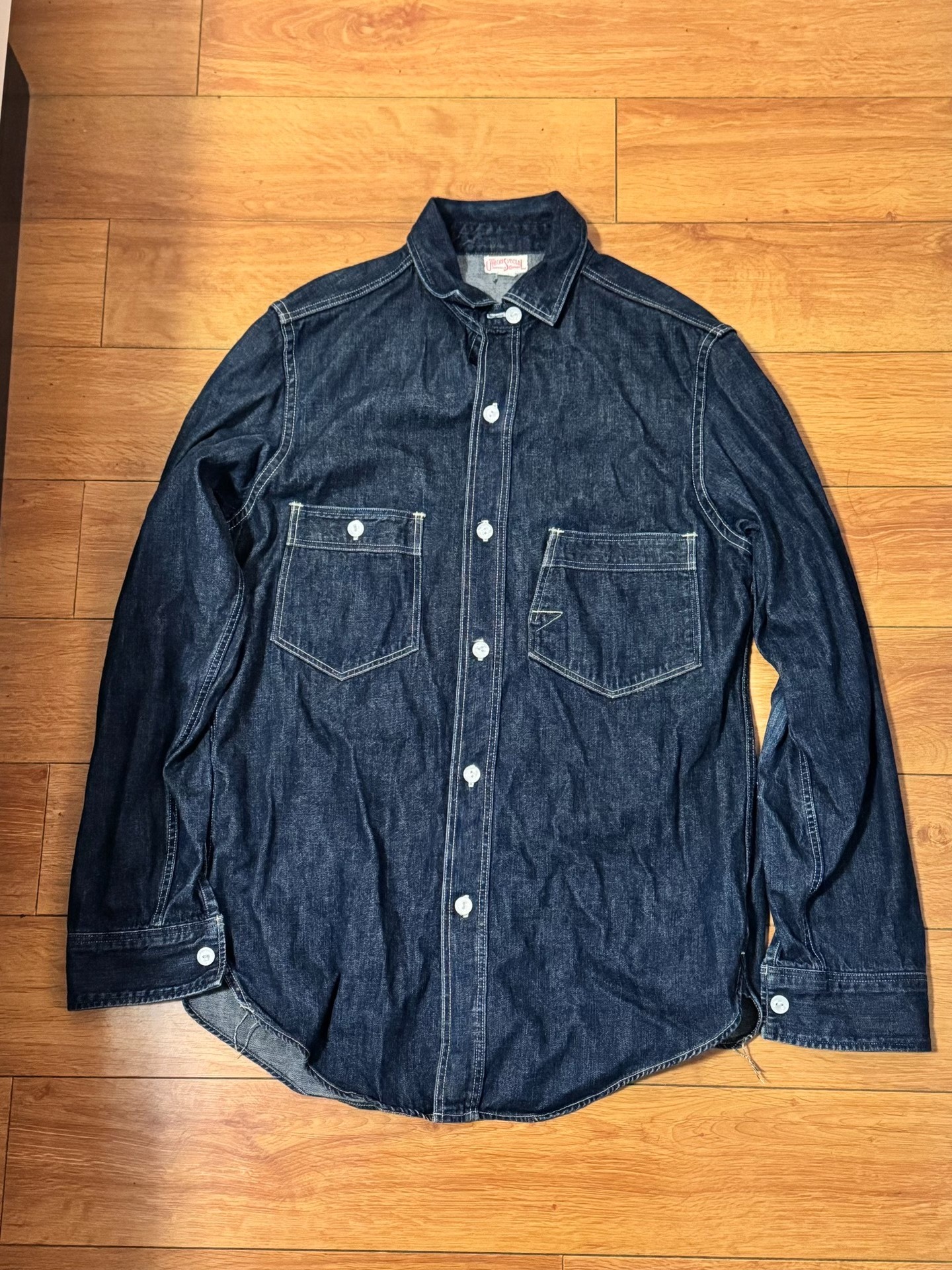Freewheelers Rare Asymmetric Pocket Denim Shirt