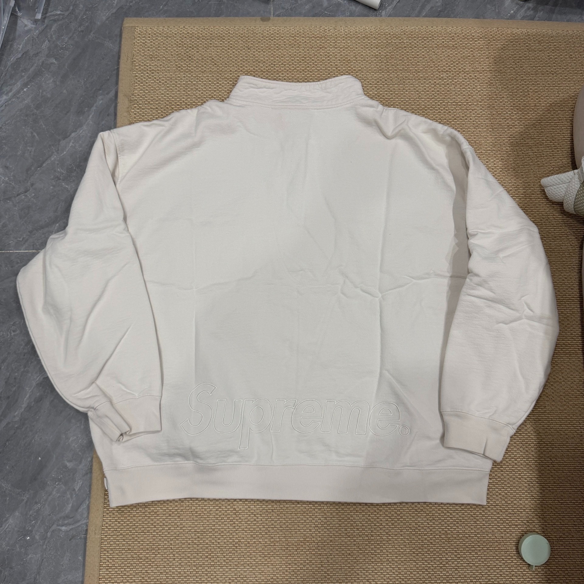 Supreme FW22 Half Zip Pullover — front