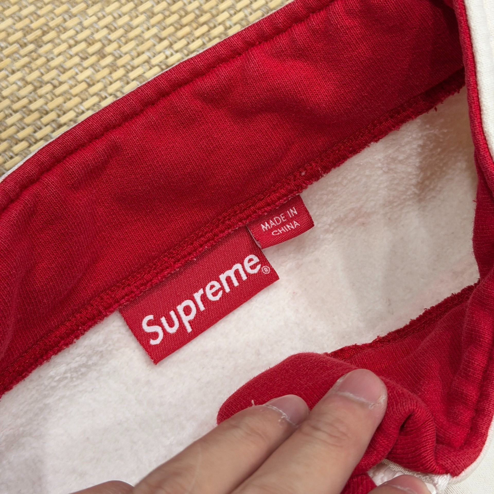 Supreme FW22 Half Zip Pullover — back