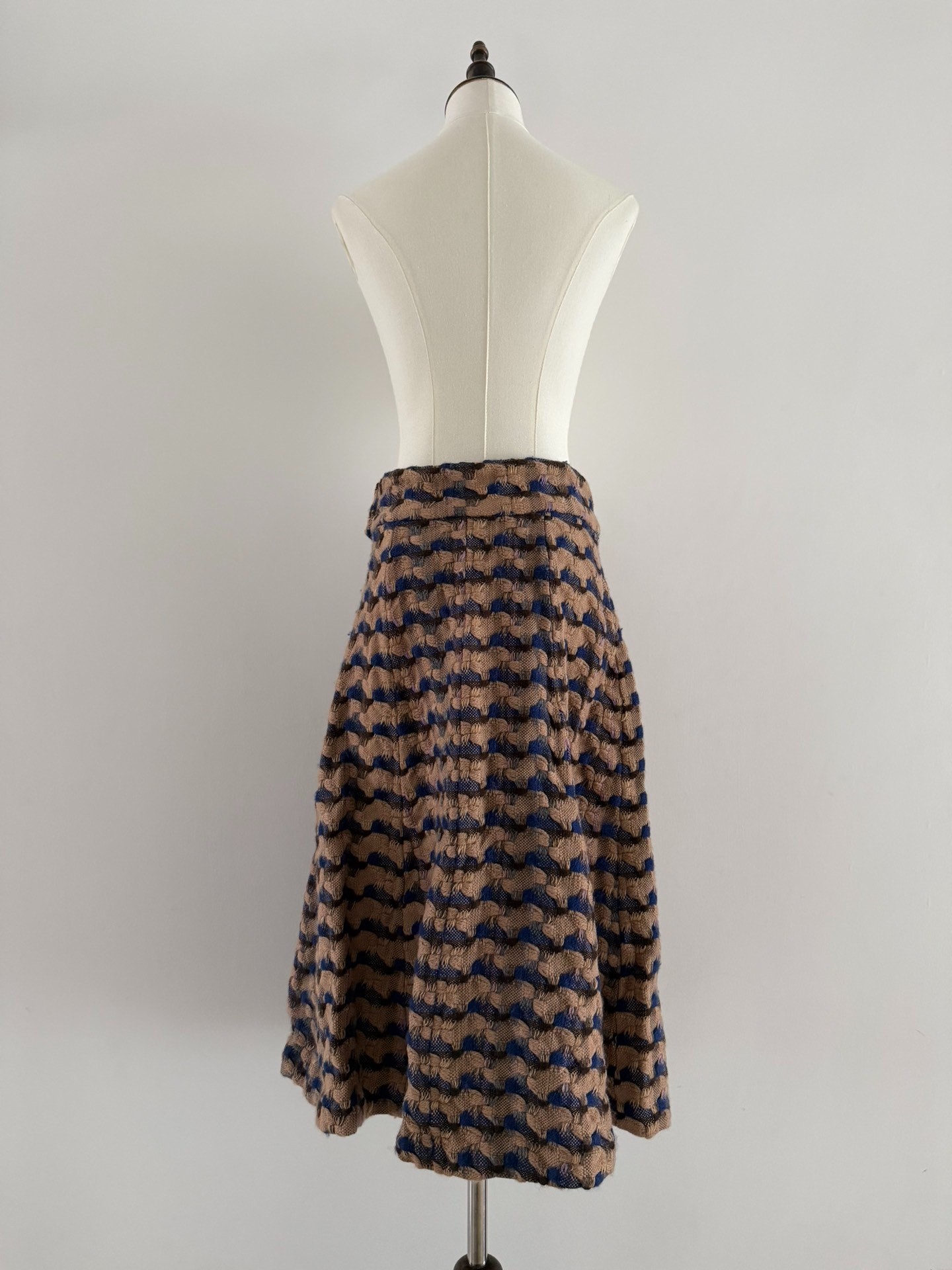 Dries Van Noten 04FW Geometric Knit Skirt — label