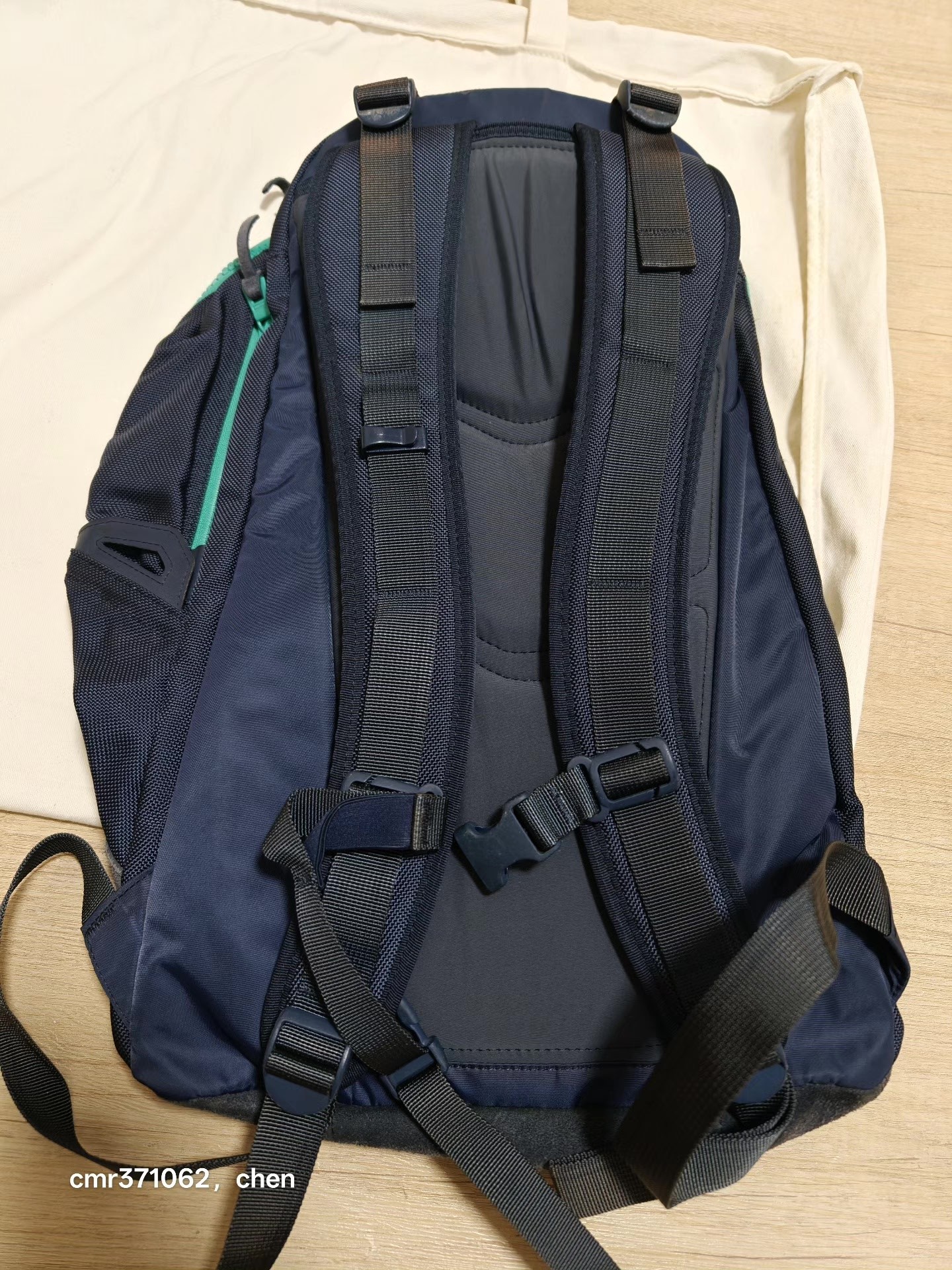 Visvim 15AW Ballistic 20L Backpack — label