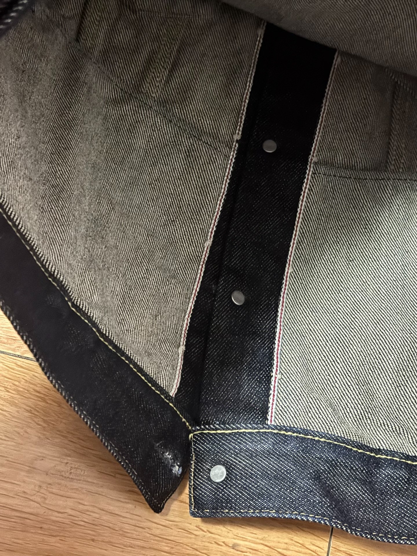 IRON HEART 526SV Denim Vest — back
