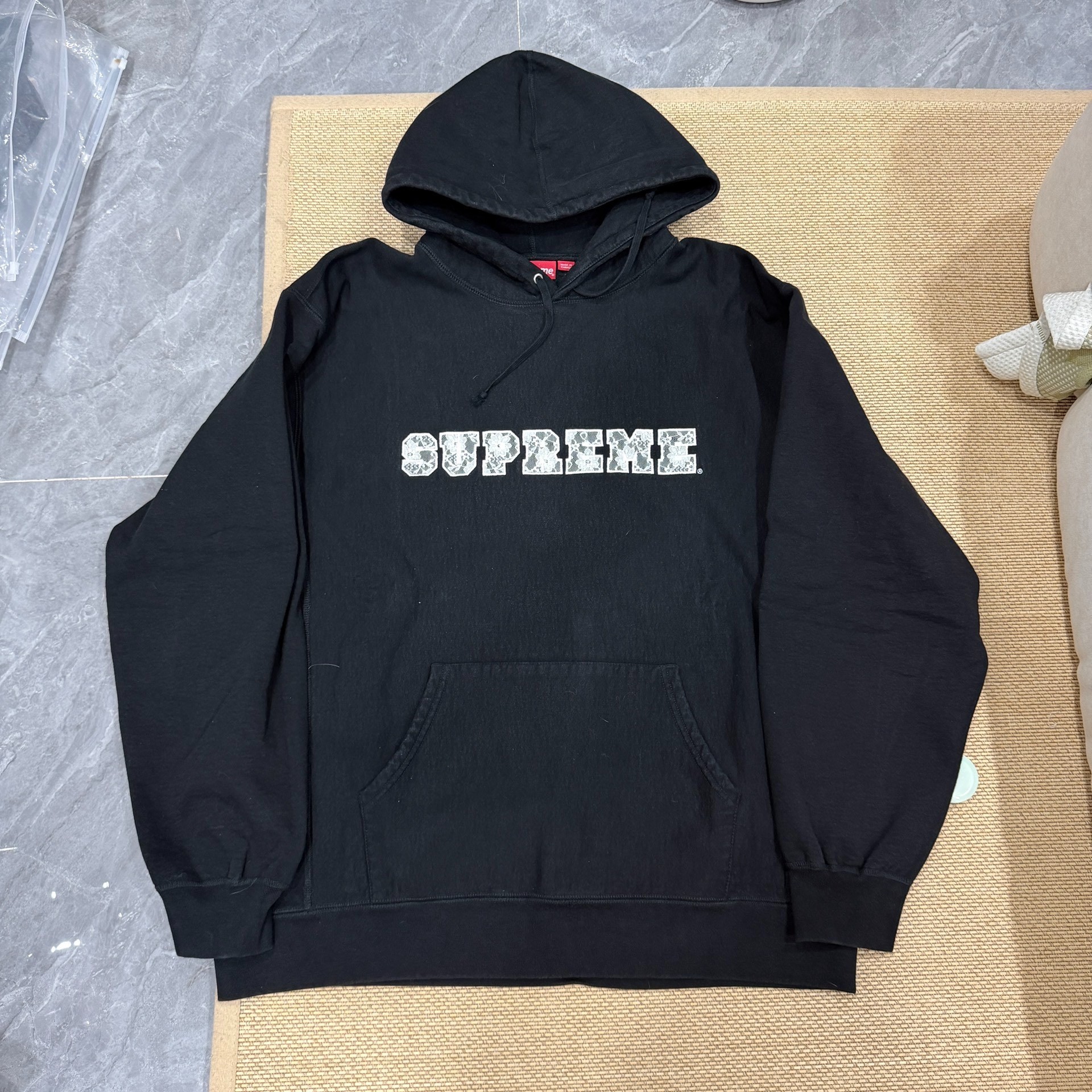 Supreme SS22 Week4 Lace Hooded Sweatshirt