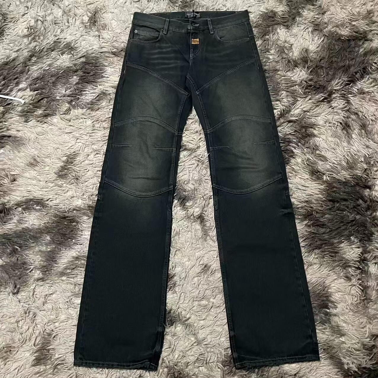 Balenciaga 25 Show Low-Rise Straight Jeans
