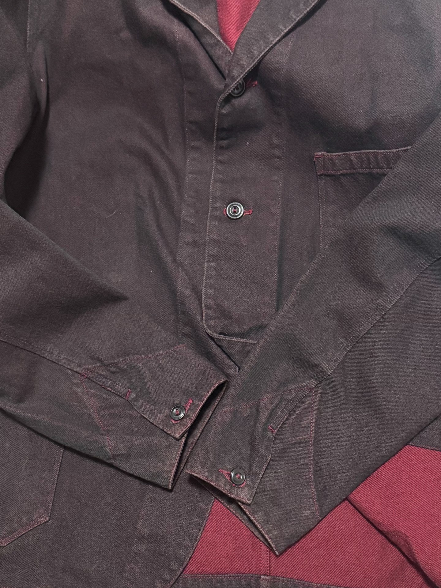 Freewheelers Heavy Twill Blazer — label