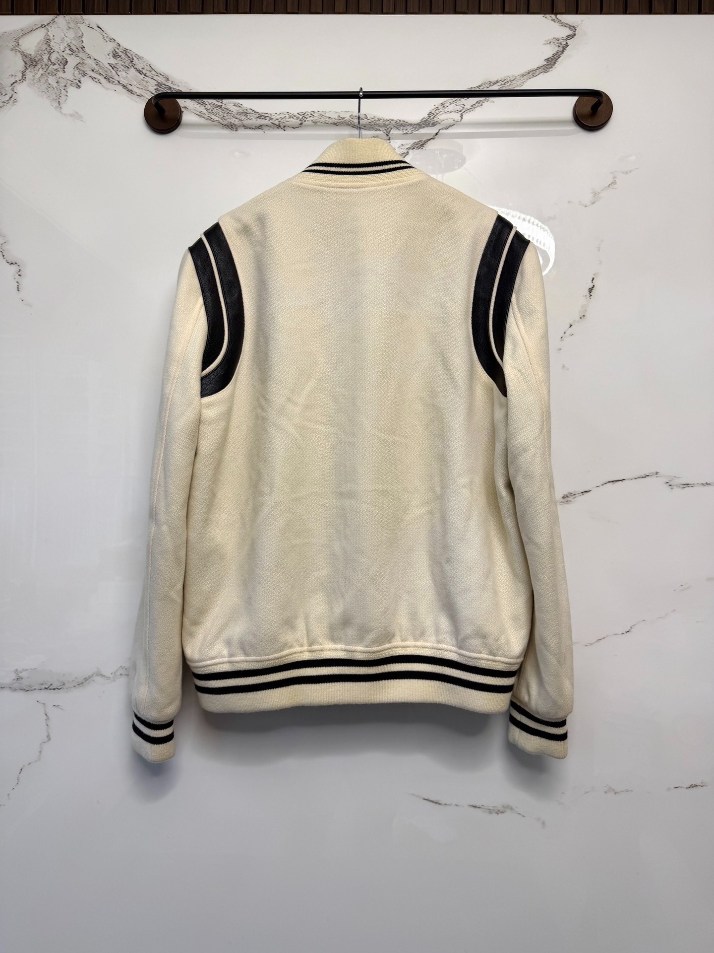 Saint Laurent 22FW Varsity Jacket — detail