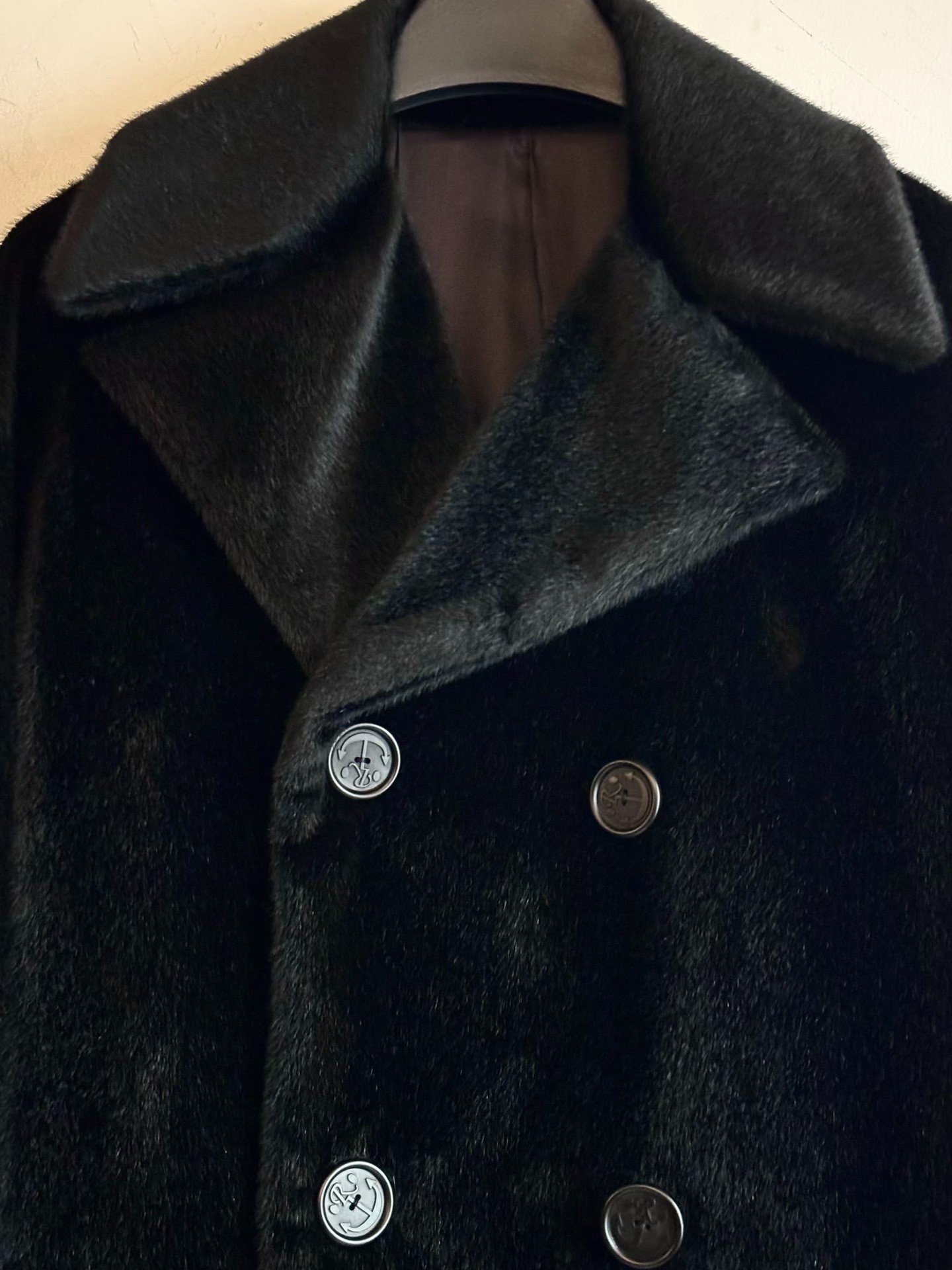 Raf Simons AW2012 Double-Breasted Coat — label
