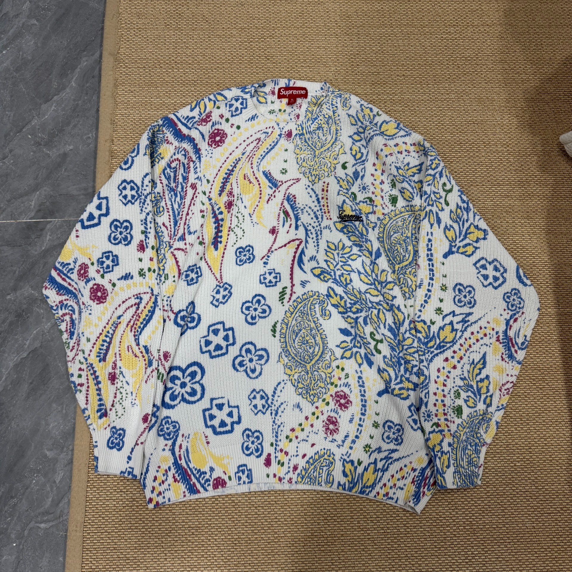 Supreme SS24 Week15 Paisley Sweater