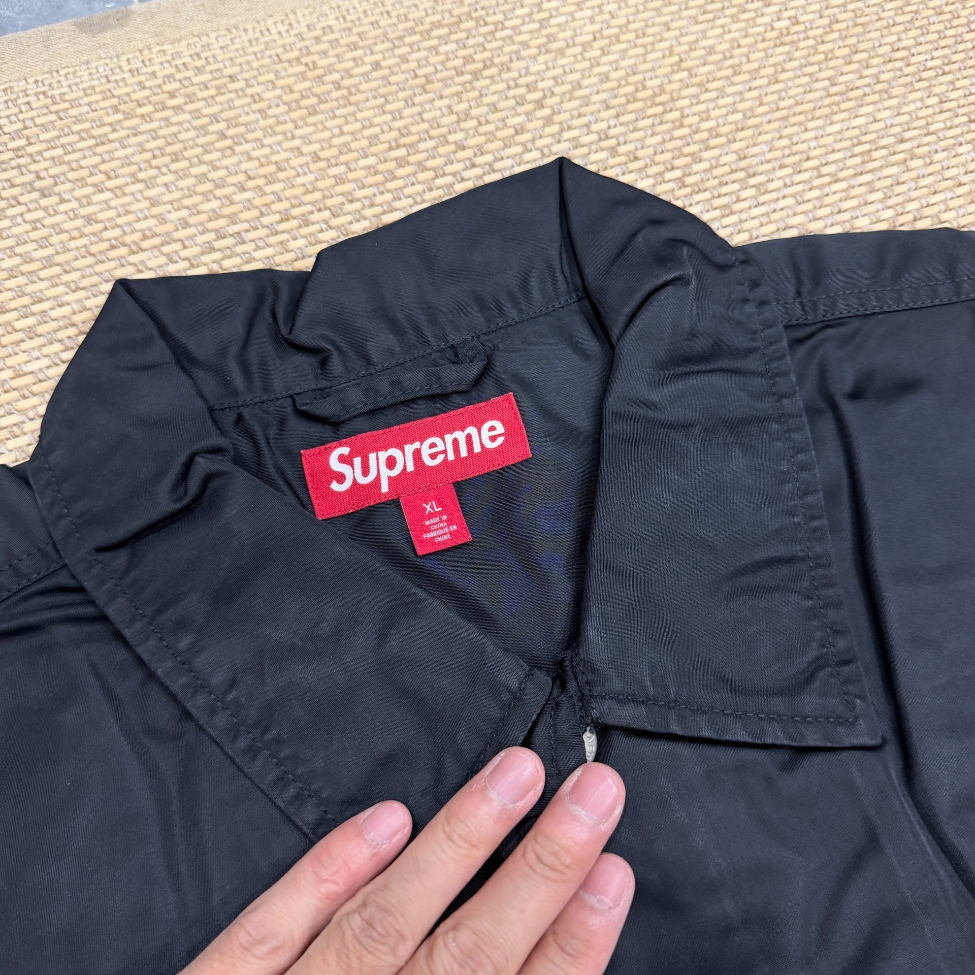 Supreme SS24 Nylon Chore Coat — back