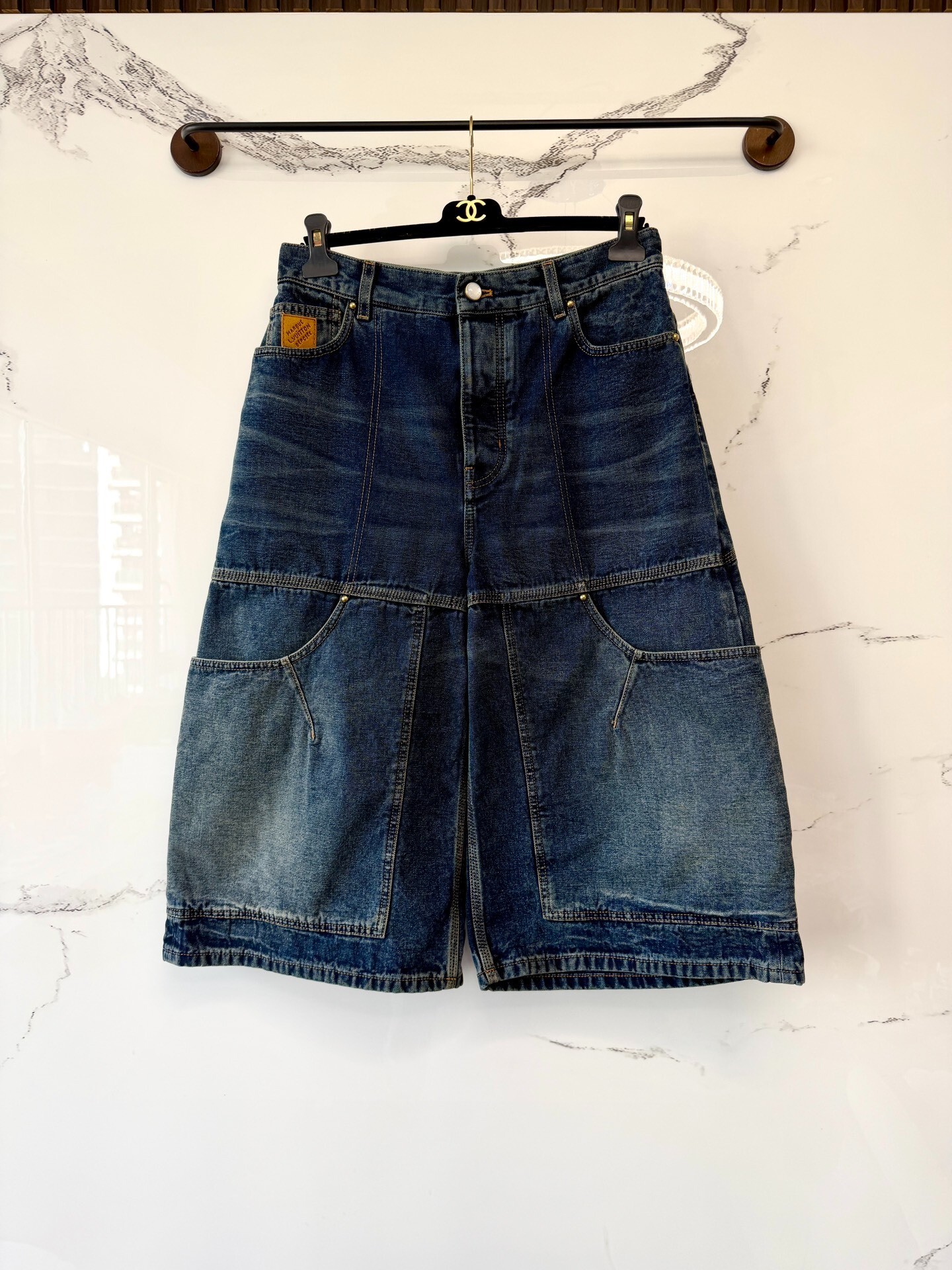 Louis Vuitton x Nigo Denim Work Shorts