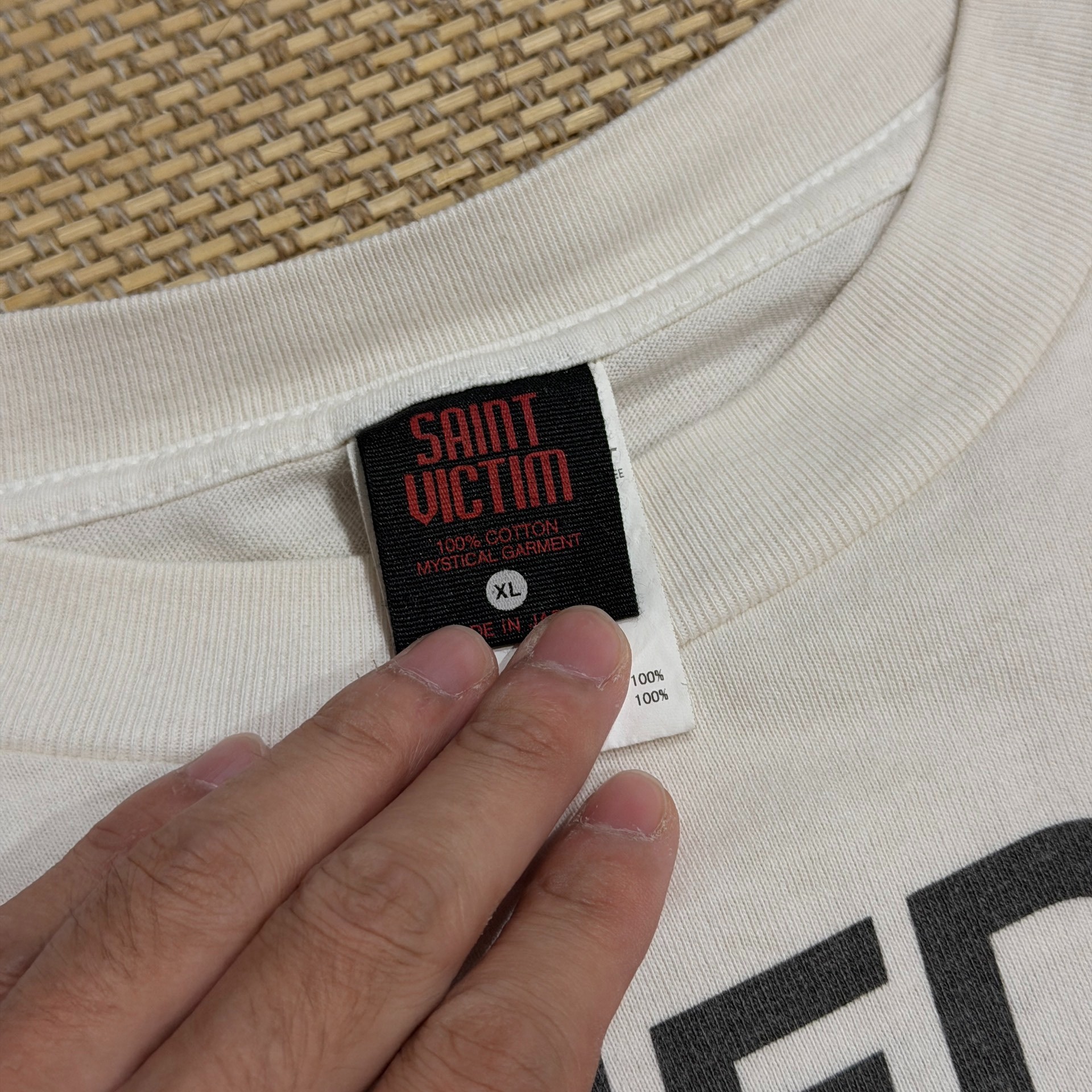 Saint Michael Astronaut Graphic T-Shirt — back