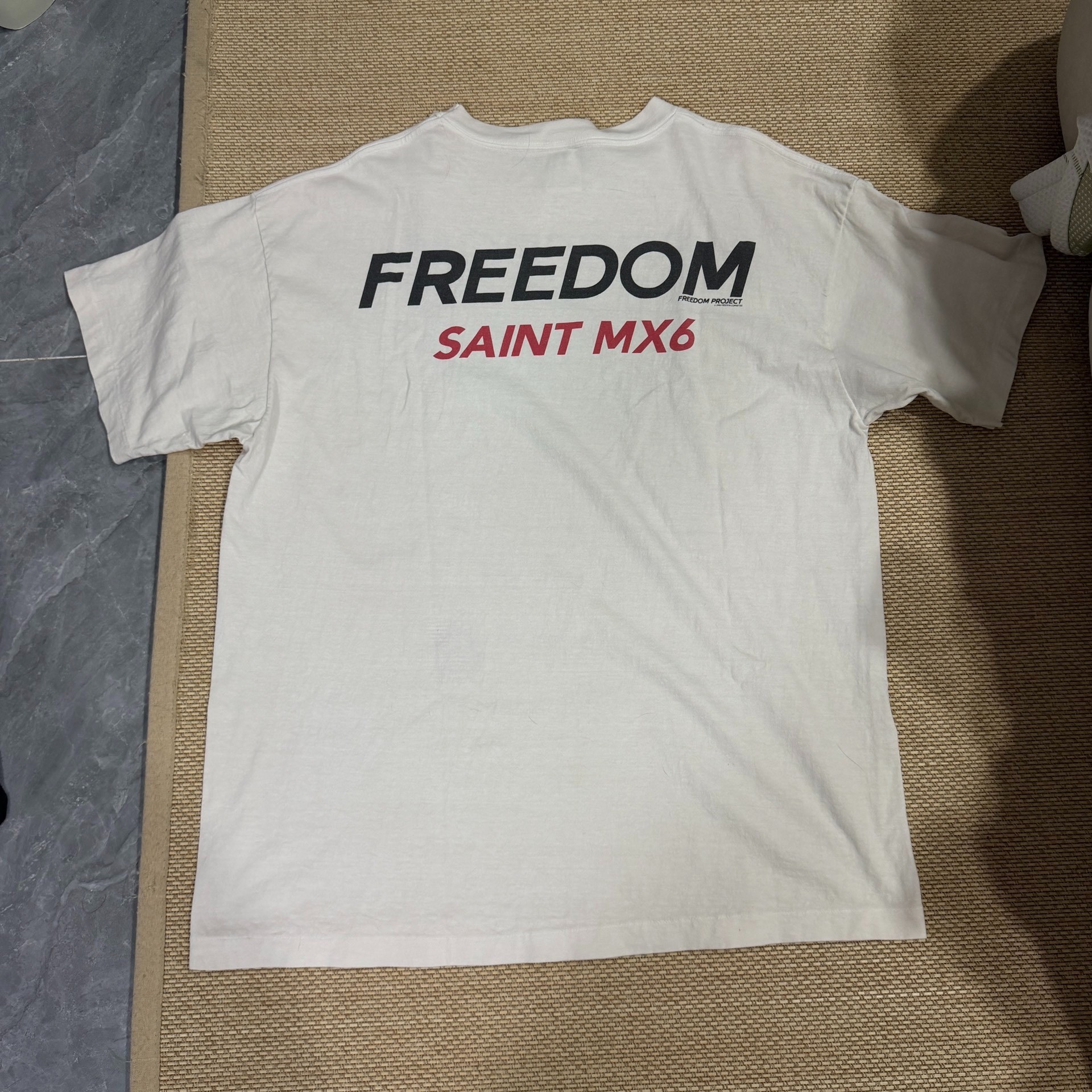 Saint Michael Astronaut Graphic T-Shirt — front