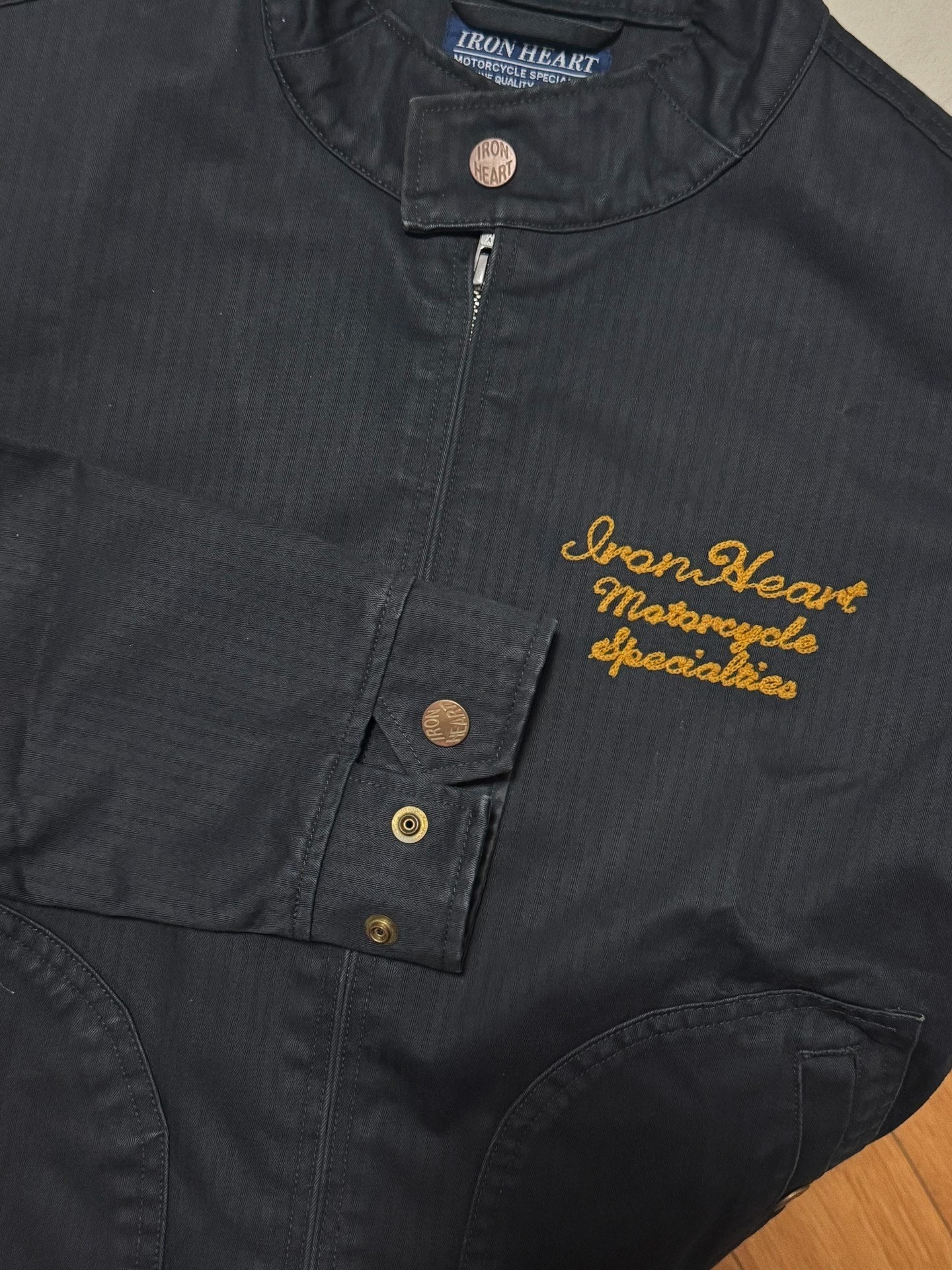 Iron Heart Discontinued Motorcycle Jacket — detail