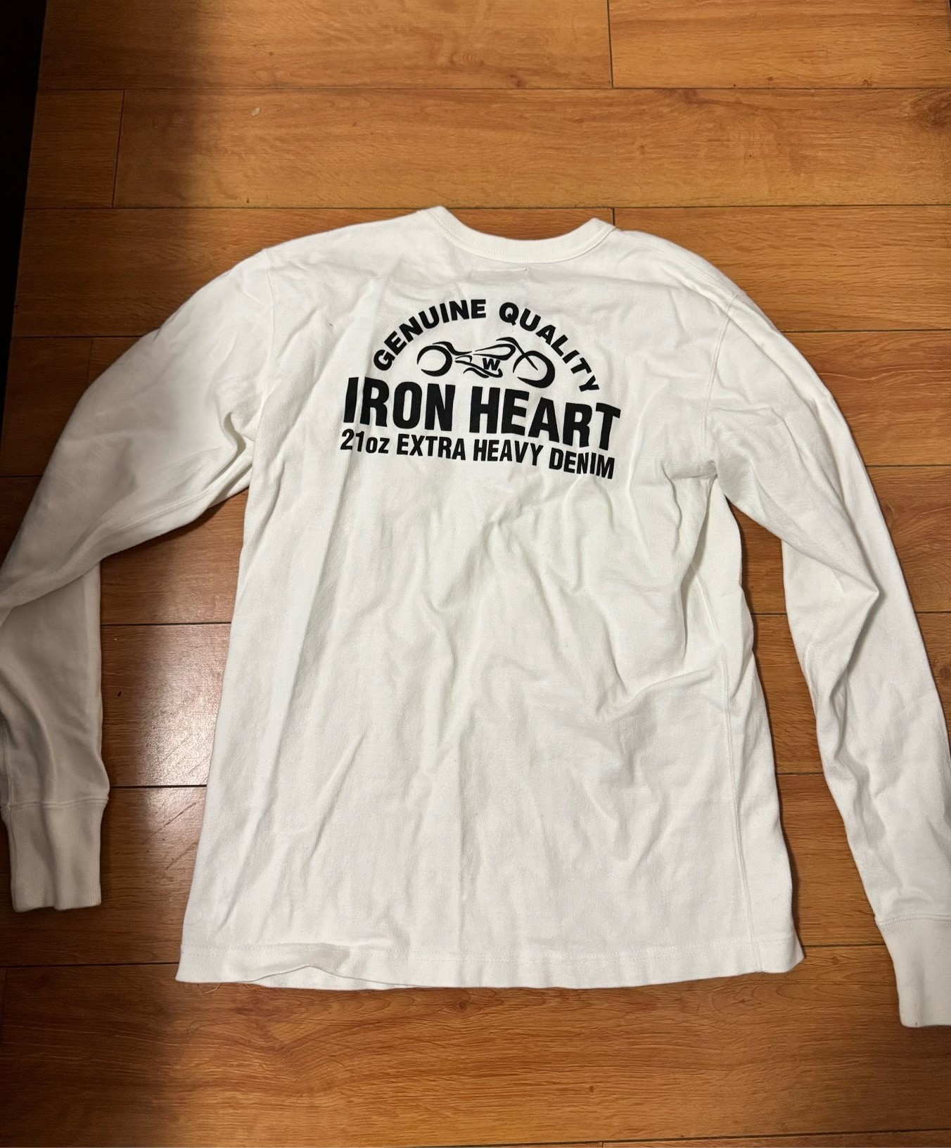 Iron Heart 11oz Old Print Long-Sleeve Tee — front